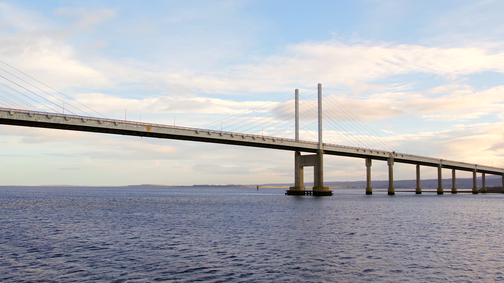 Bridge in Scotland Crossing From North Kessock to Inverness
