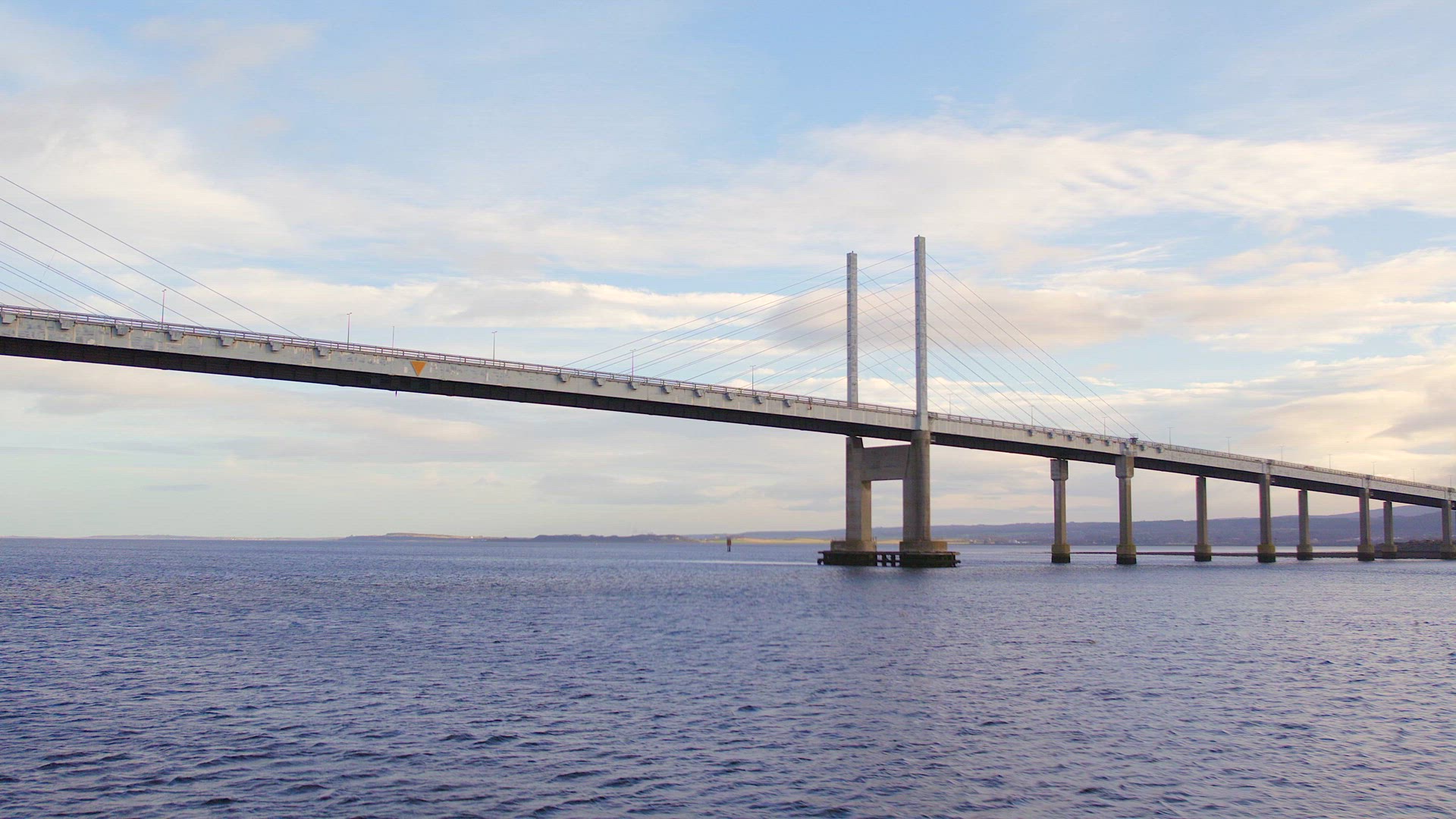 Bridge in Scotland Crossing From North Kessock to Inverness