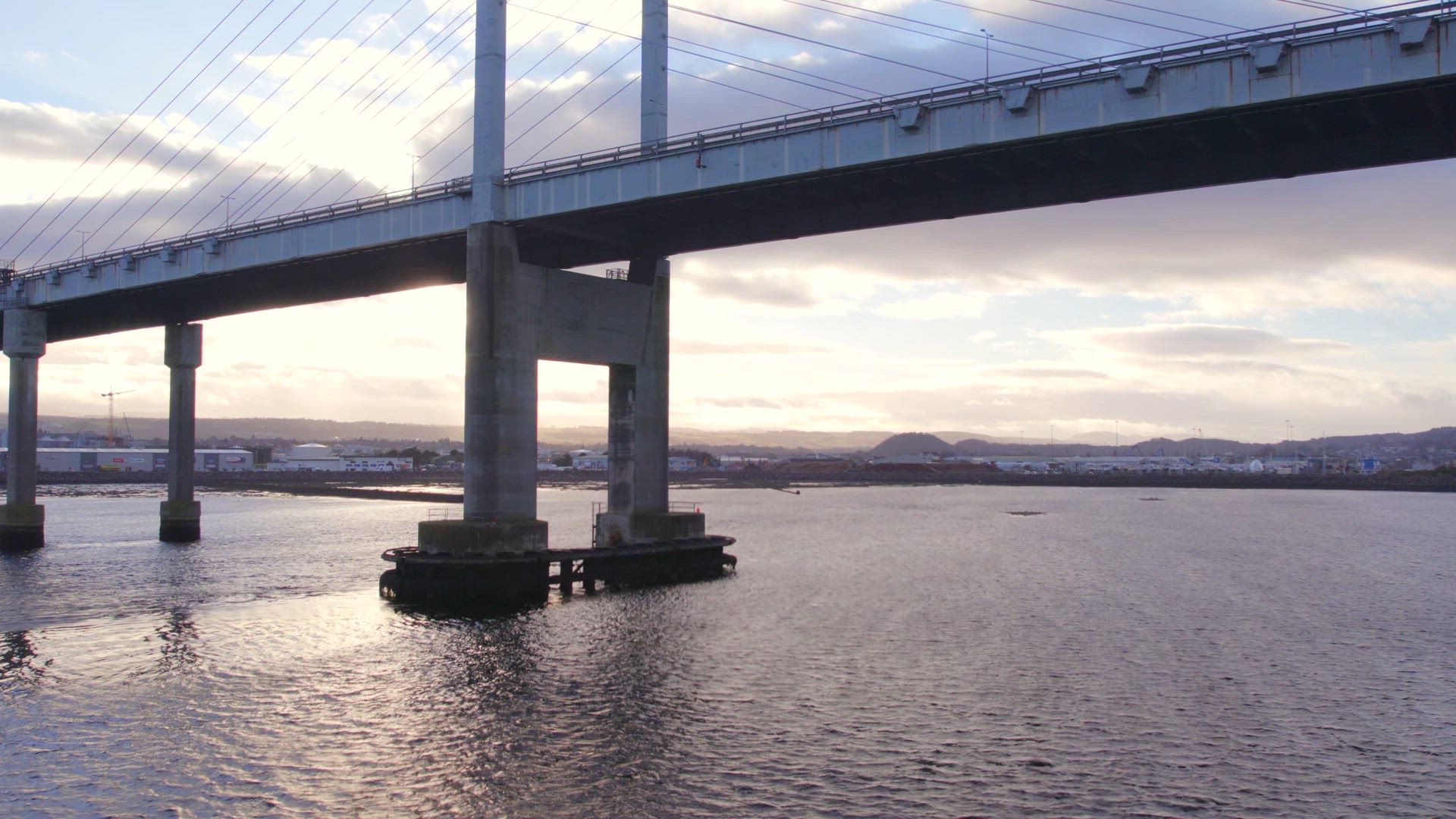 Bridge in Scotland Crossing From North Kessock to Inverness