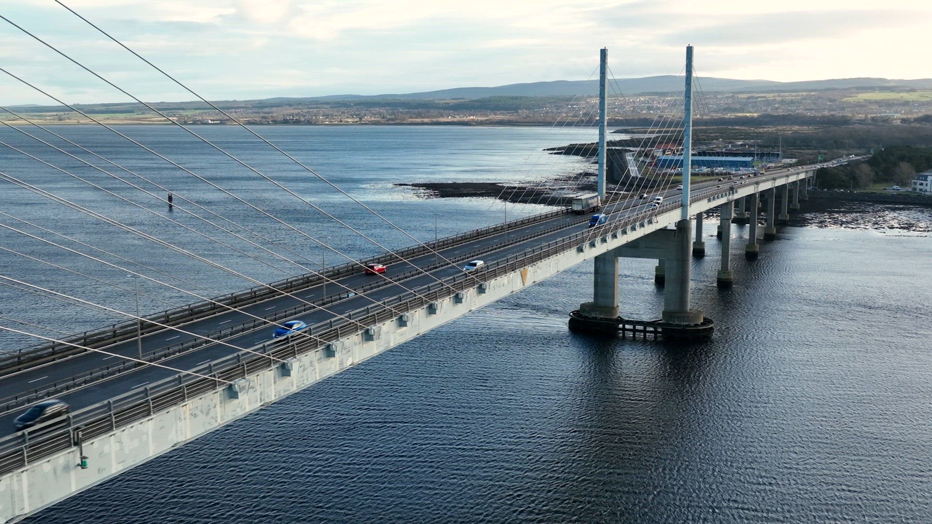 Bridge Crossing From North Kessock to Inverness in Scotland
