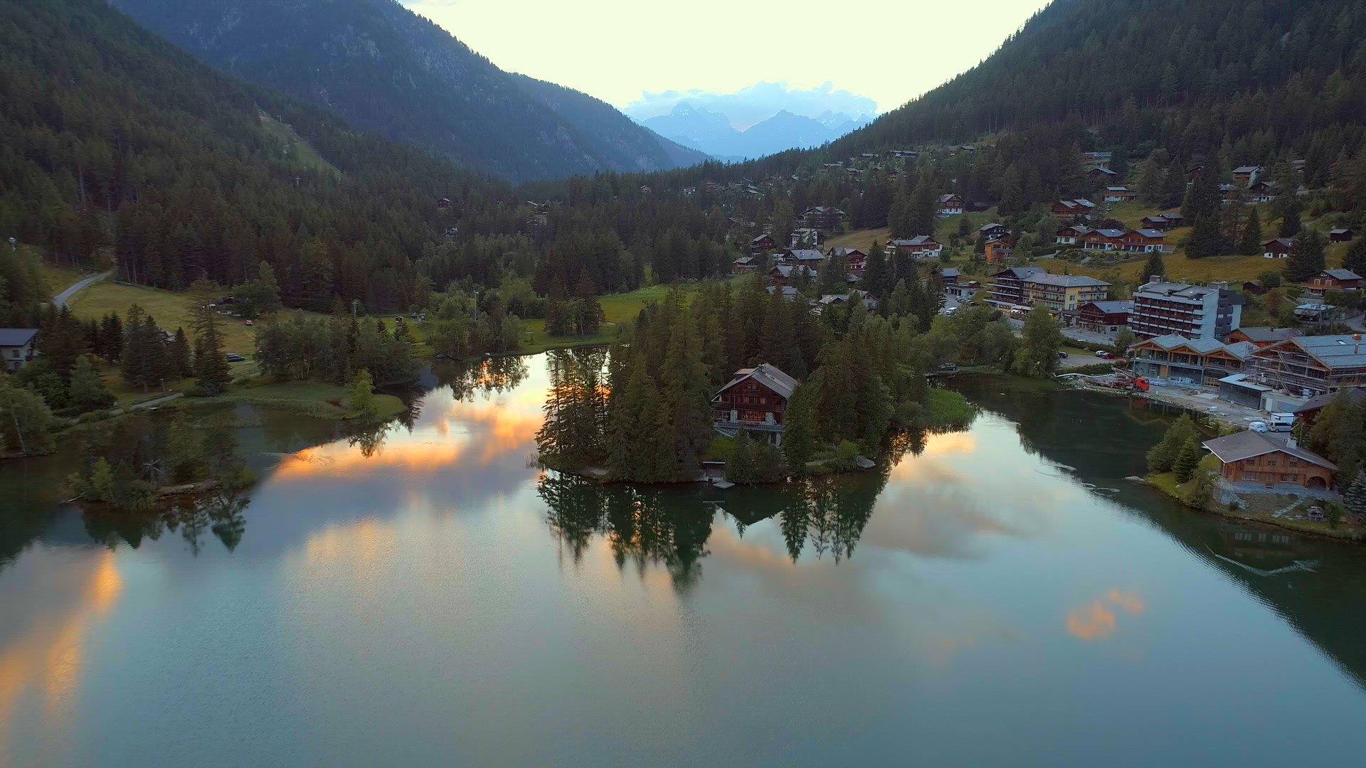 Lac De Le Campex a Secluded Mountain Lake in Switzerland