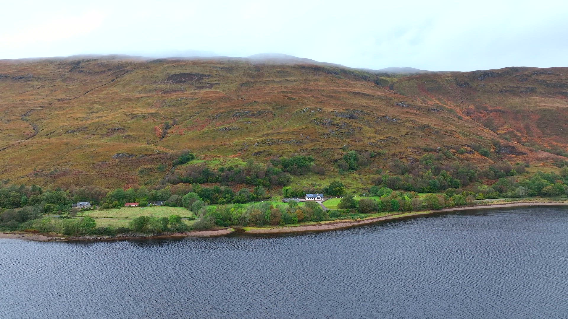 The Shores and Landscape of Loch Linnhe in Fort William Scotland
