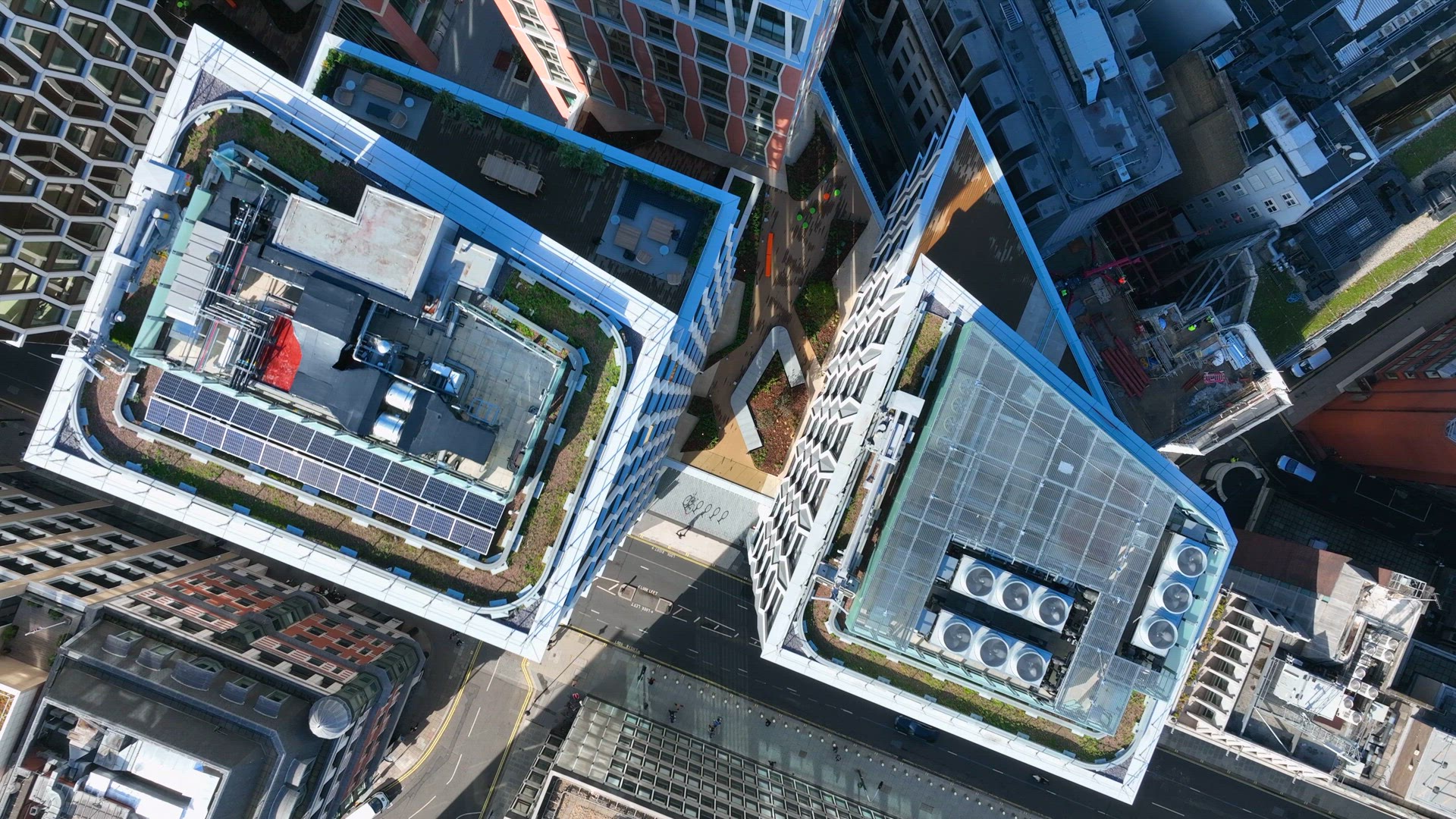 Bird's Eye View of the Streets of London