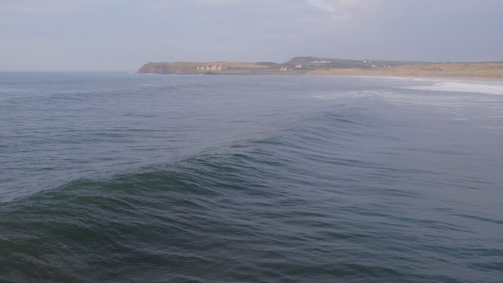 Ocean Waves Gaining Height and Power as they Approach the Shore