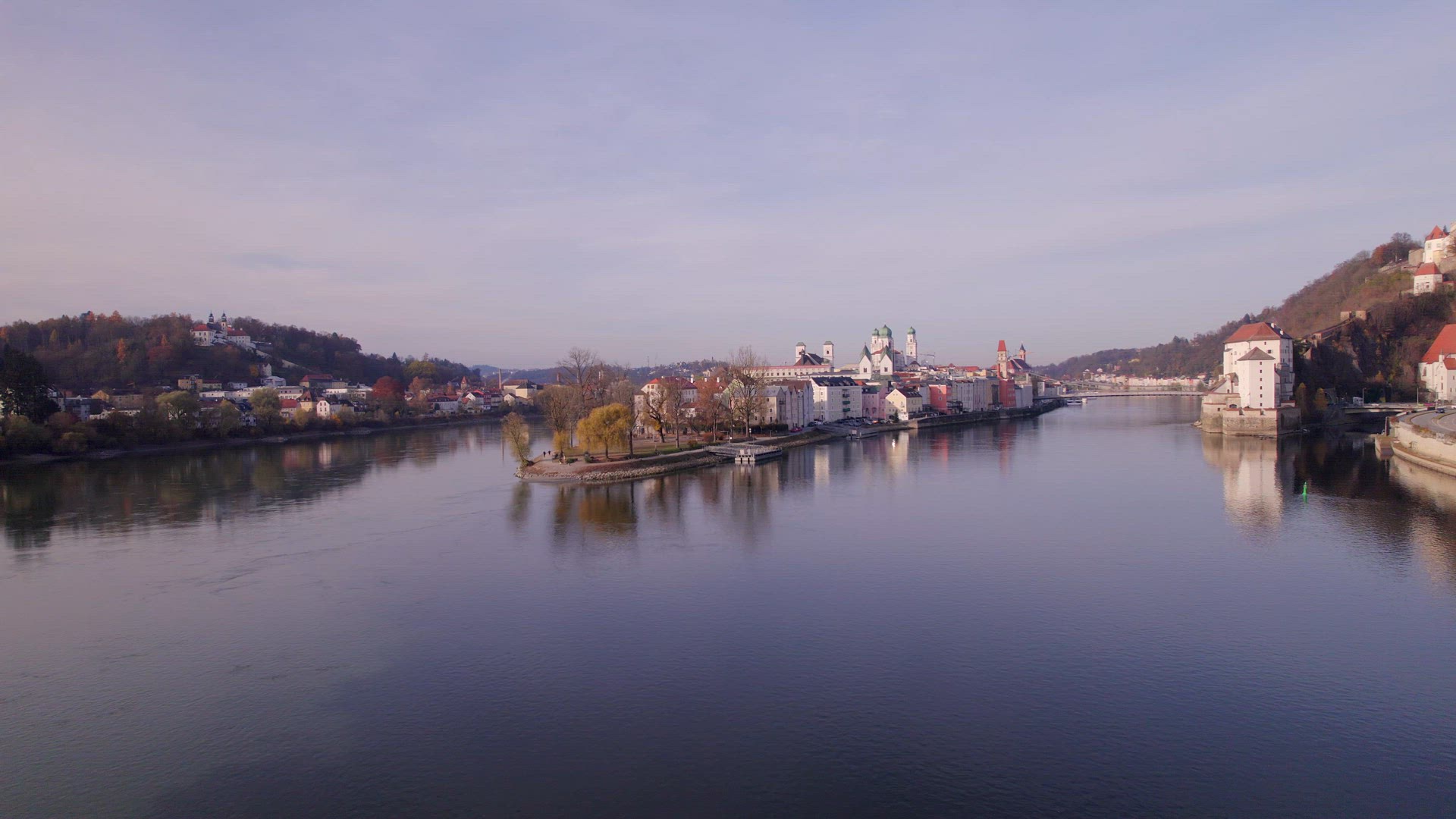 Passau A City in Germany Which Sits on Three Rivers