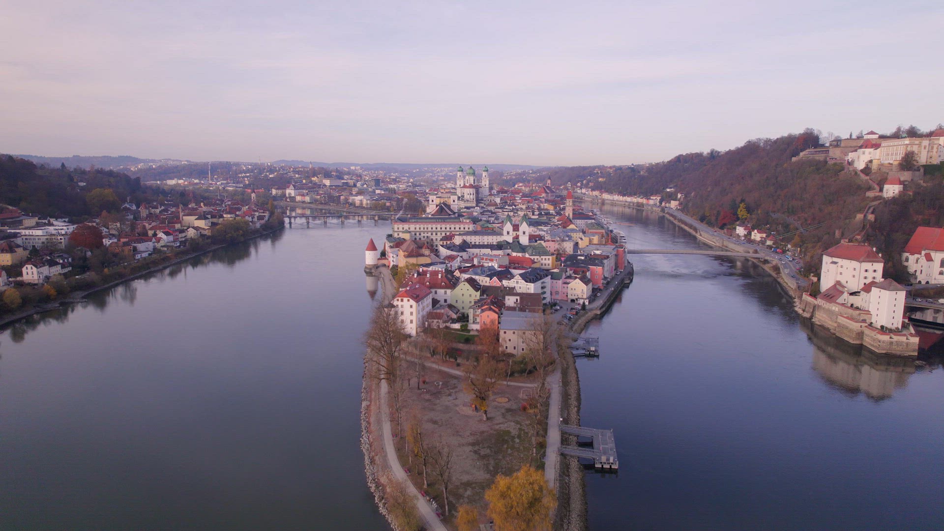Passau A City in Germany Which Sits on Three Rivers