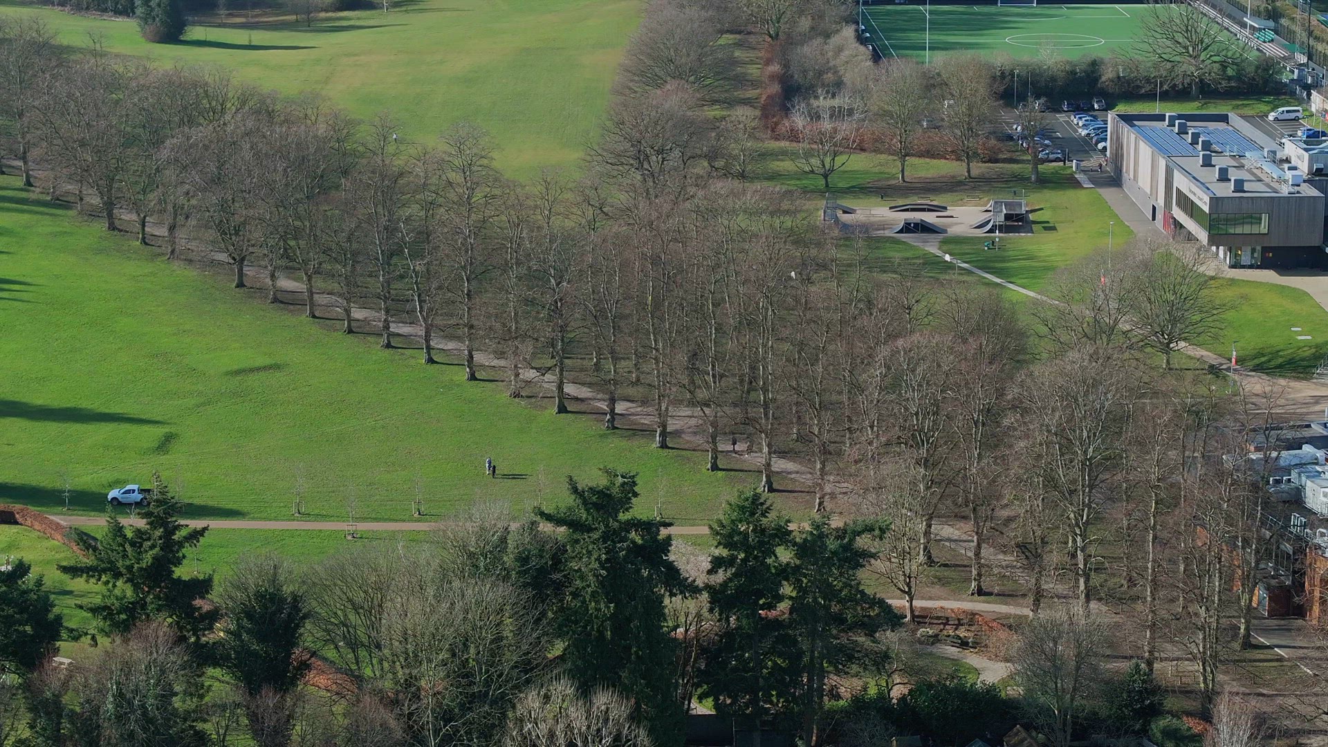 Rothamsted Park Harpenden Aerial View