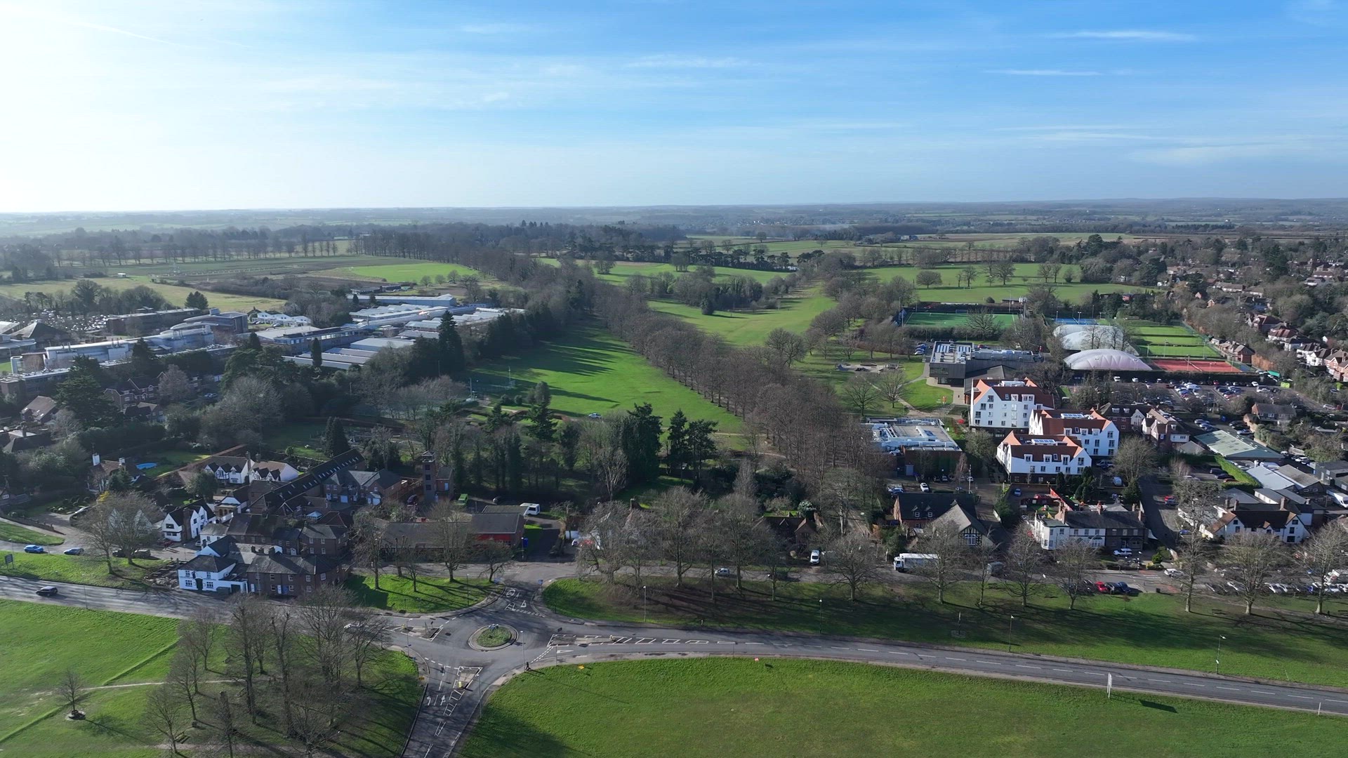 Rothamsted Park Harpenden Hertfordshire Aerial View