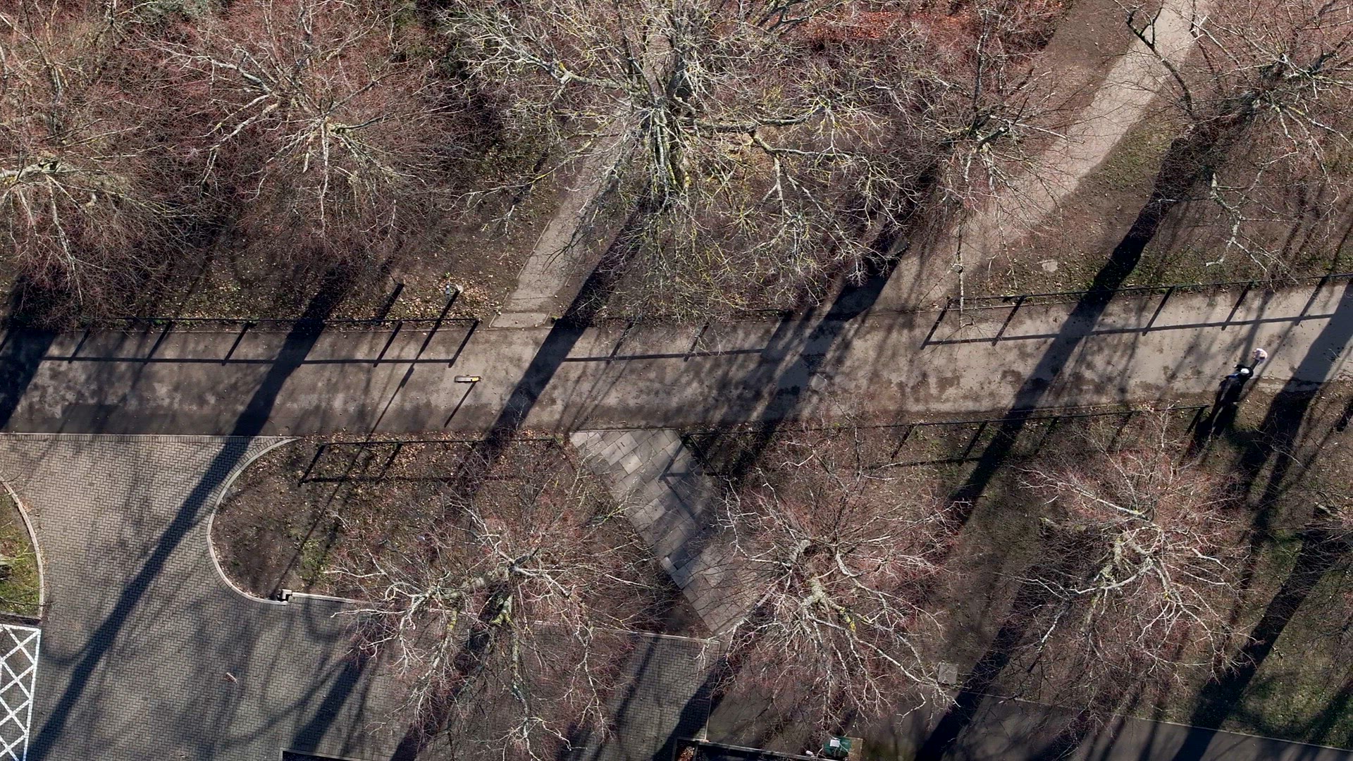 Aerial View of Rothamsted Park in Harpenden