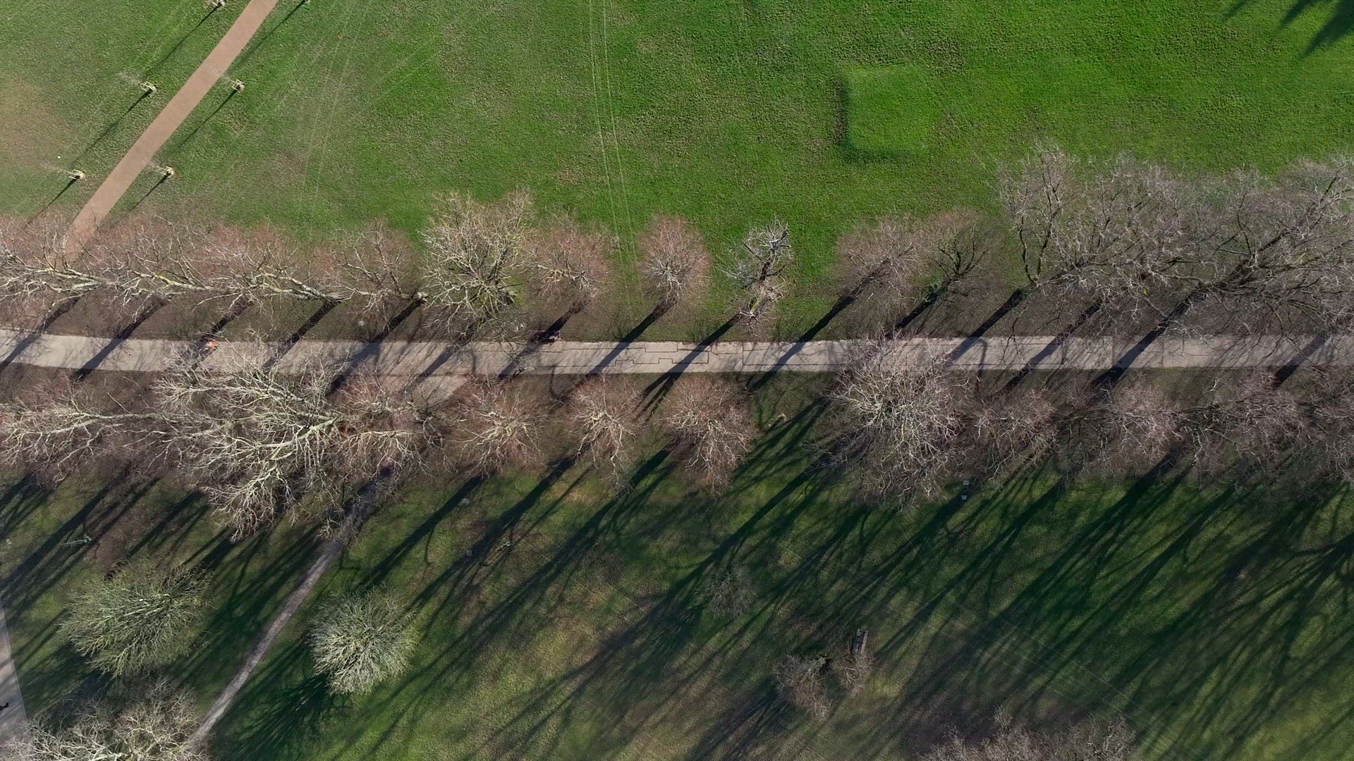 Aerial View of Rothamsted Park in Harpenden