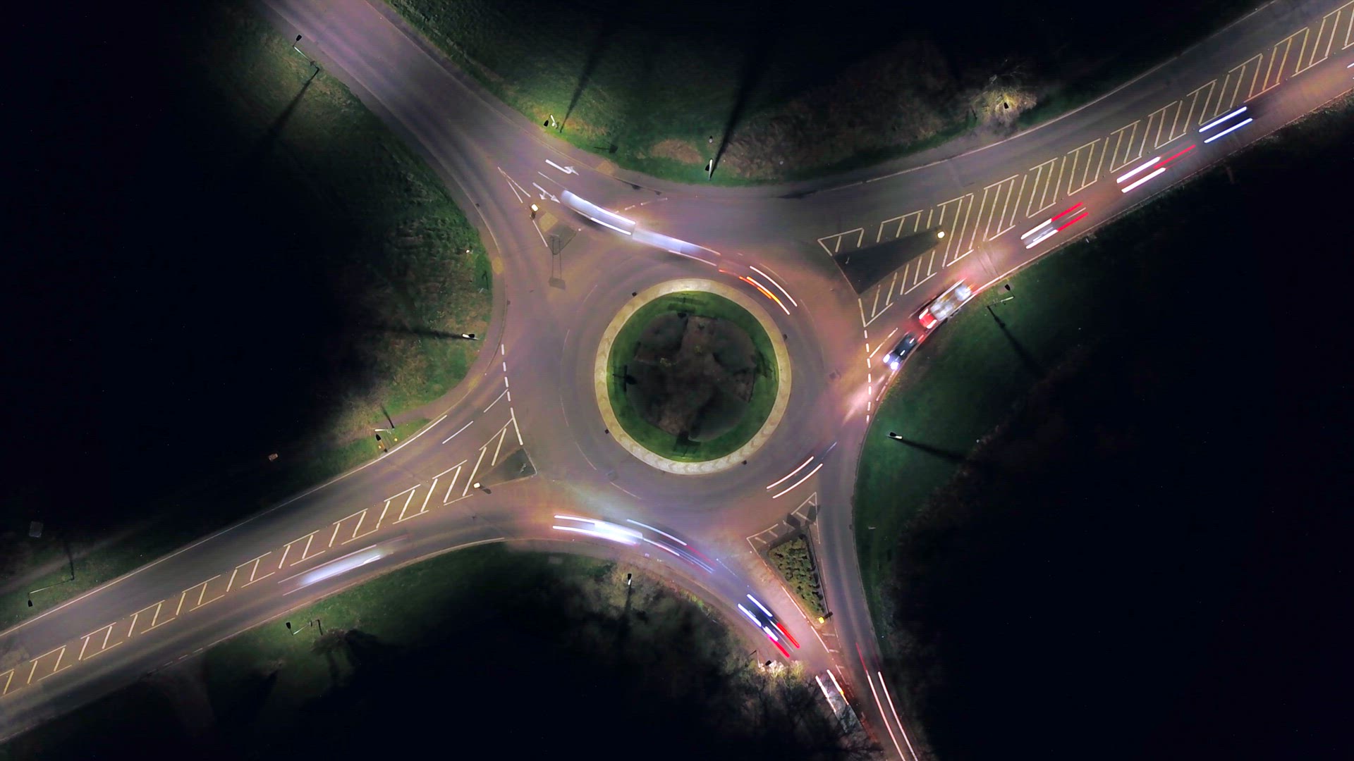 Bird's Eye View of Traffic Using a Roundabout System