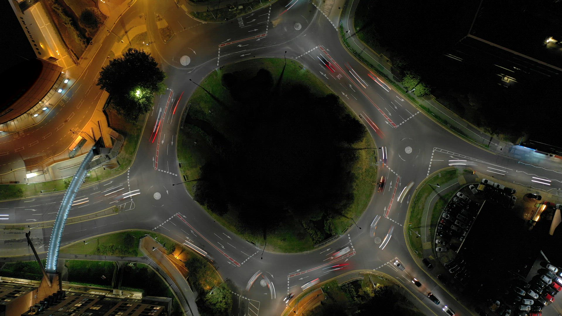 Time Lapse of the Magic Roundabout Traffic Management System