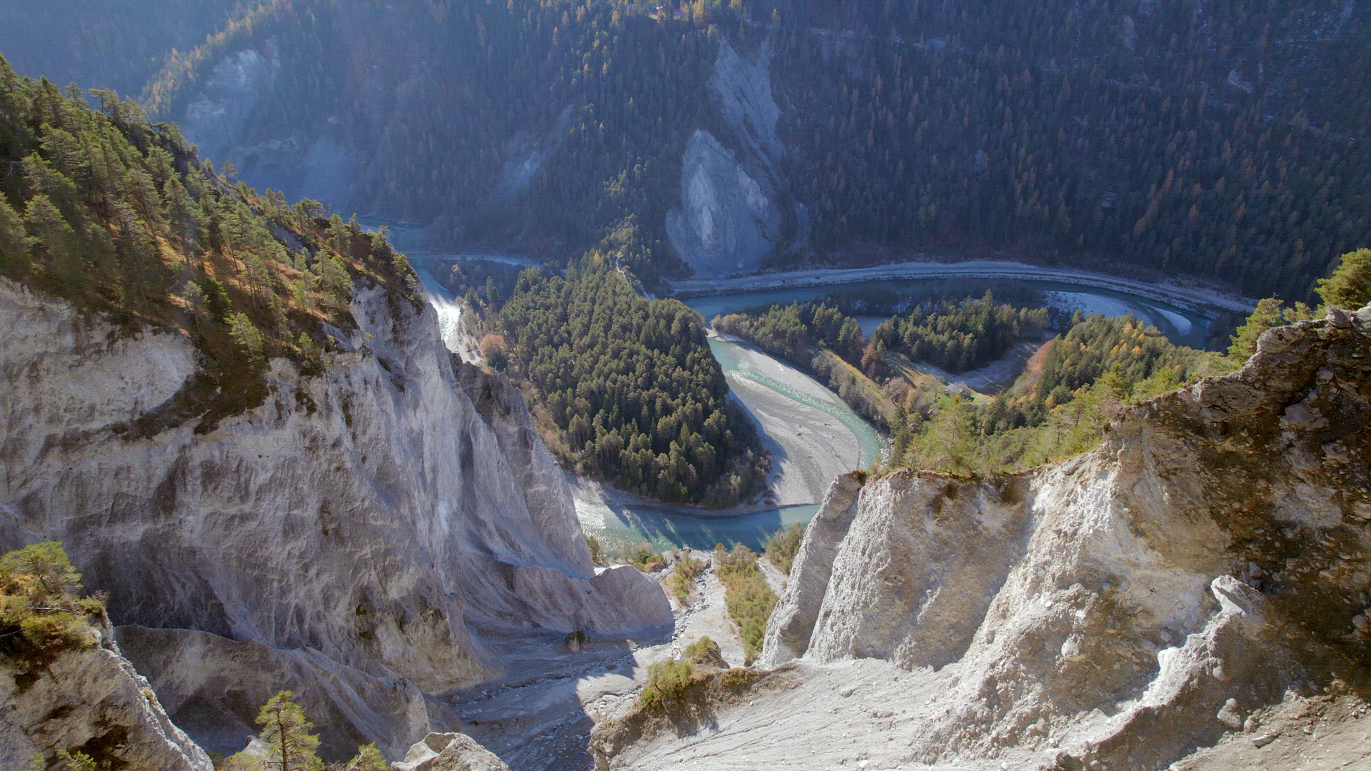Ruinaulta The Grand Canyon of Switzerland Seen From the Air