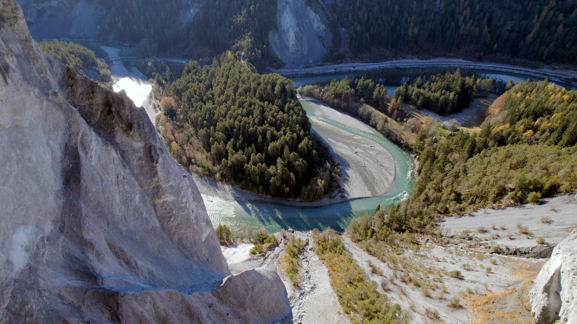 Ruinaulta The Grand Canyon of Switzerland Seen From the Air