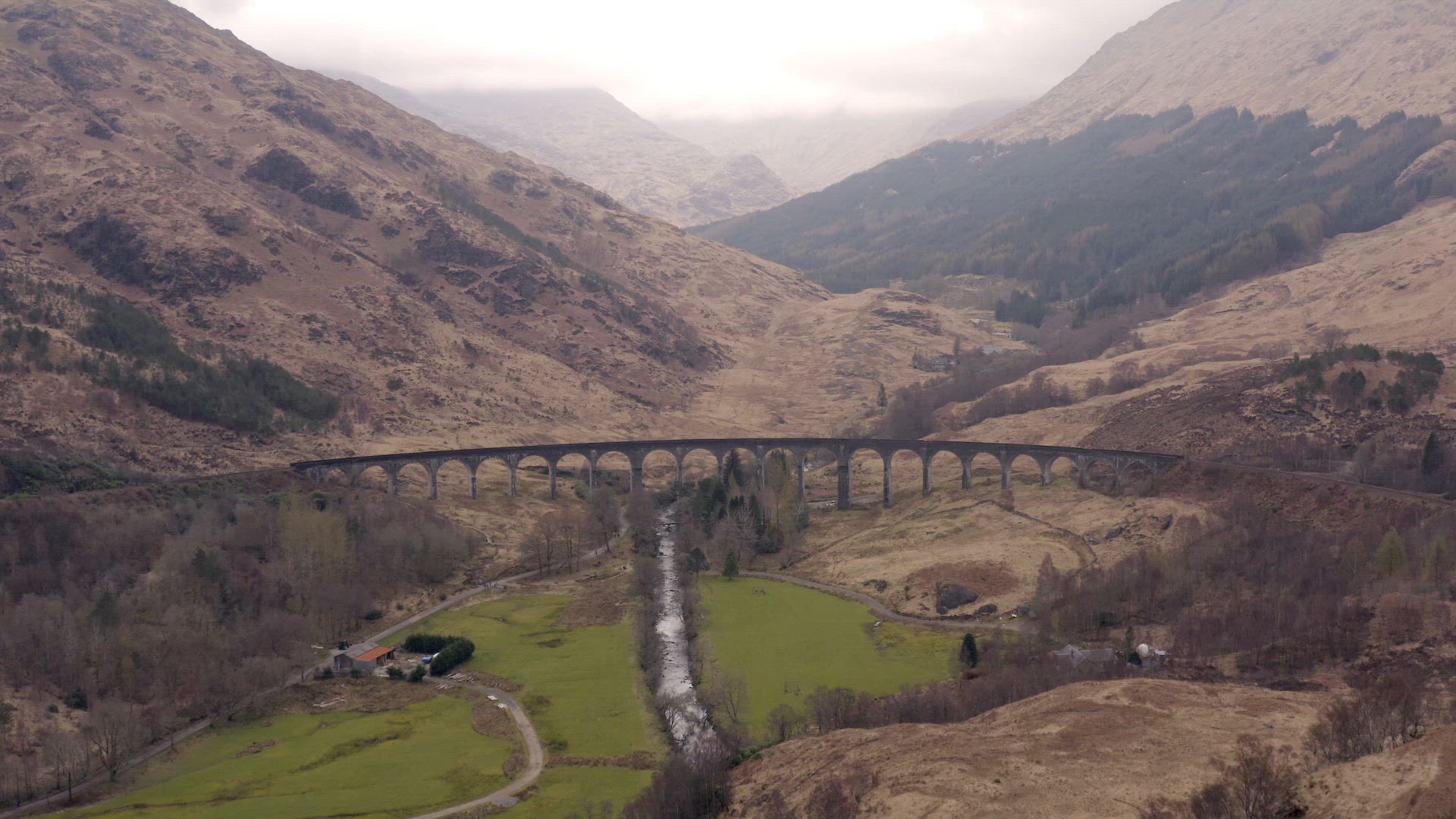 Glenfinnan Viaduct in the Highlands of Scotland A Beautiful Scottish Landmark