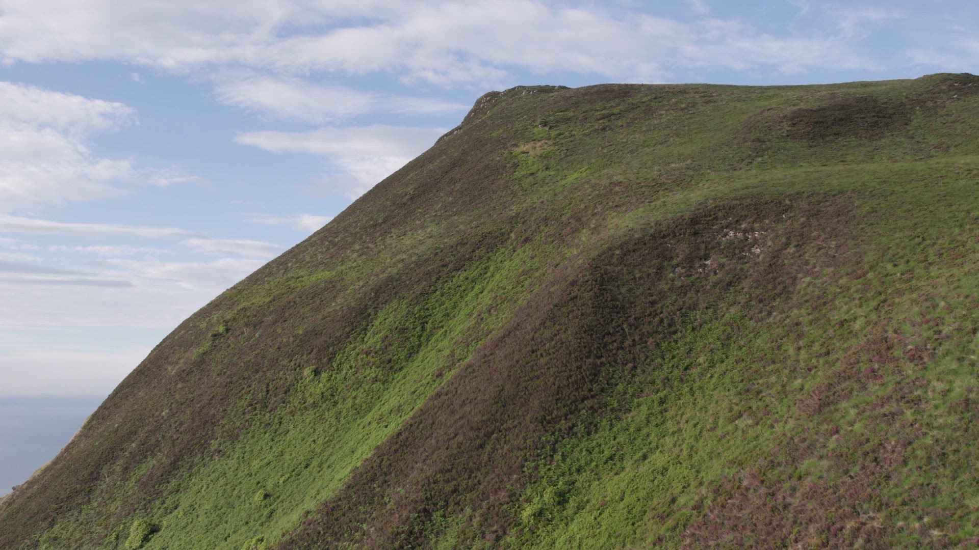 A Journey Towards The Summit of The Holy Isle in Scotland