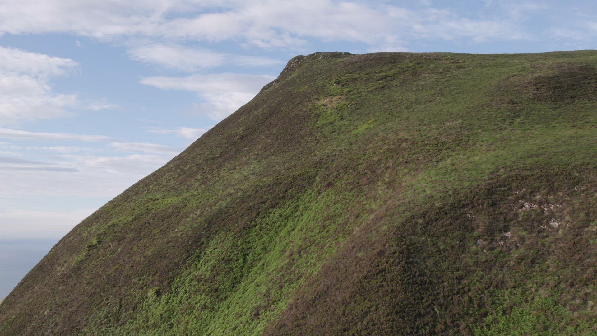 A Journey Towards The Summit of The Holy Isle in Scotland