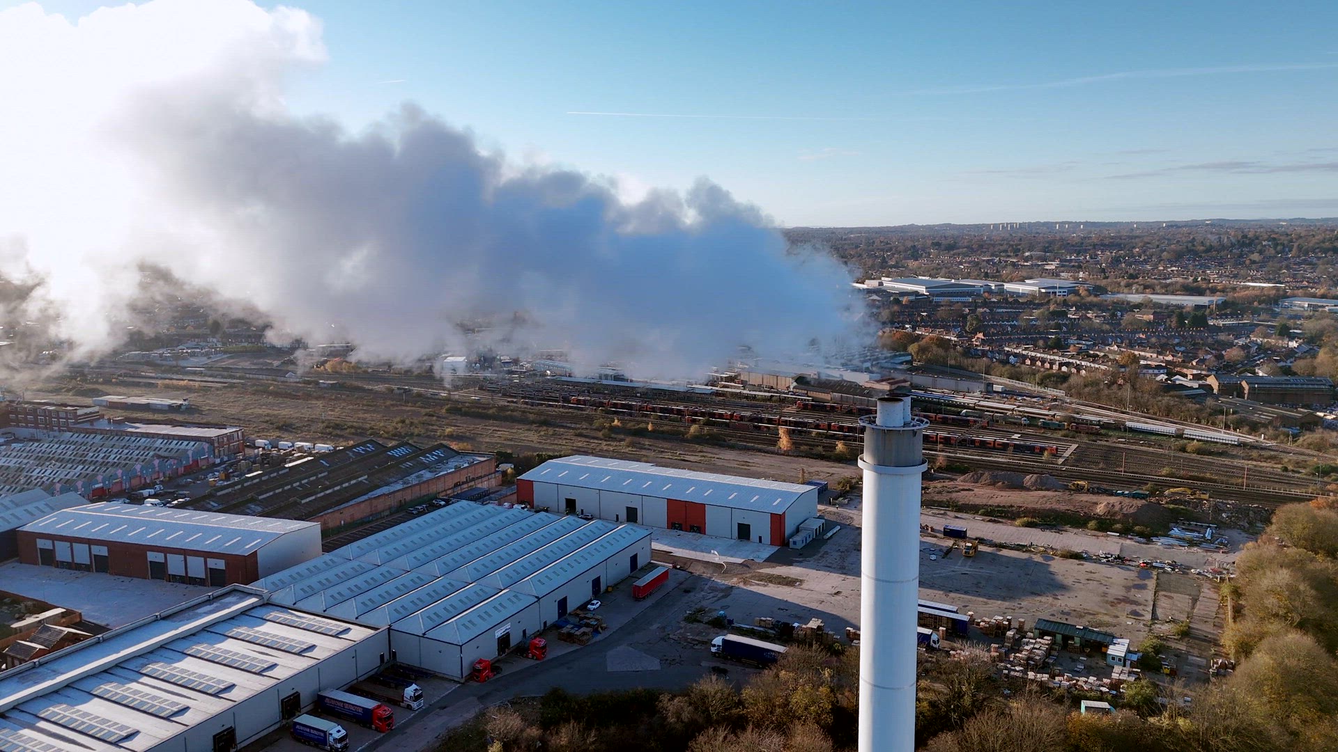 Atmospheric Emissions and Pollution Caused By Industrial Smoke