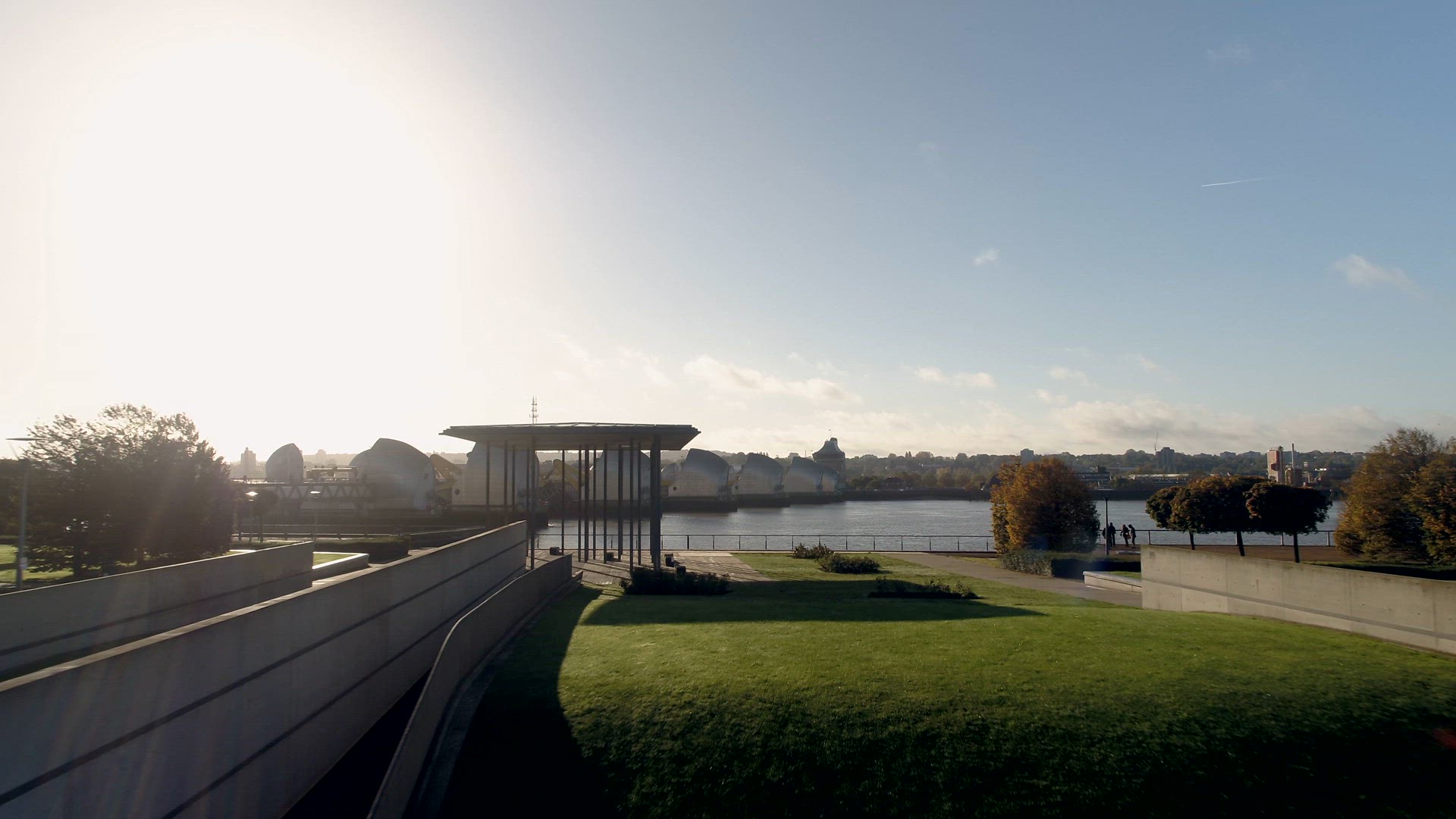 London's Thames Barrier A Protection Against High Tides and Flood Water