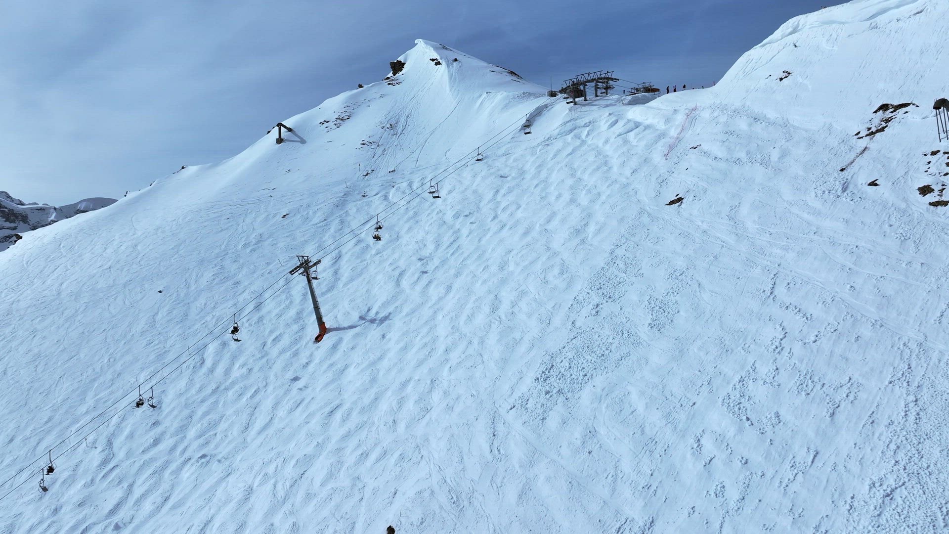 The Swiss Wall A Notoriously Dangerous Ski Run Aerial View