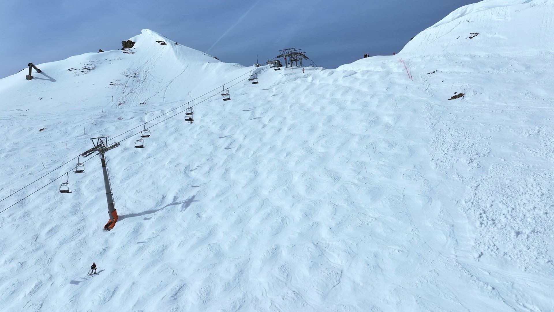 The Swiss Wall A Notoriously Dangerous Ski Run Aerial View