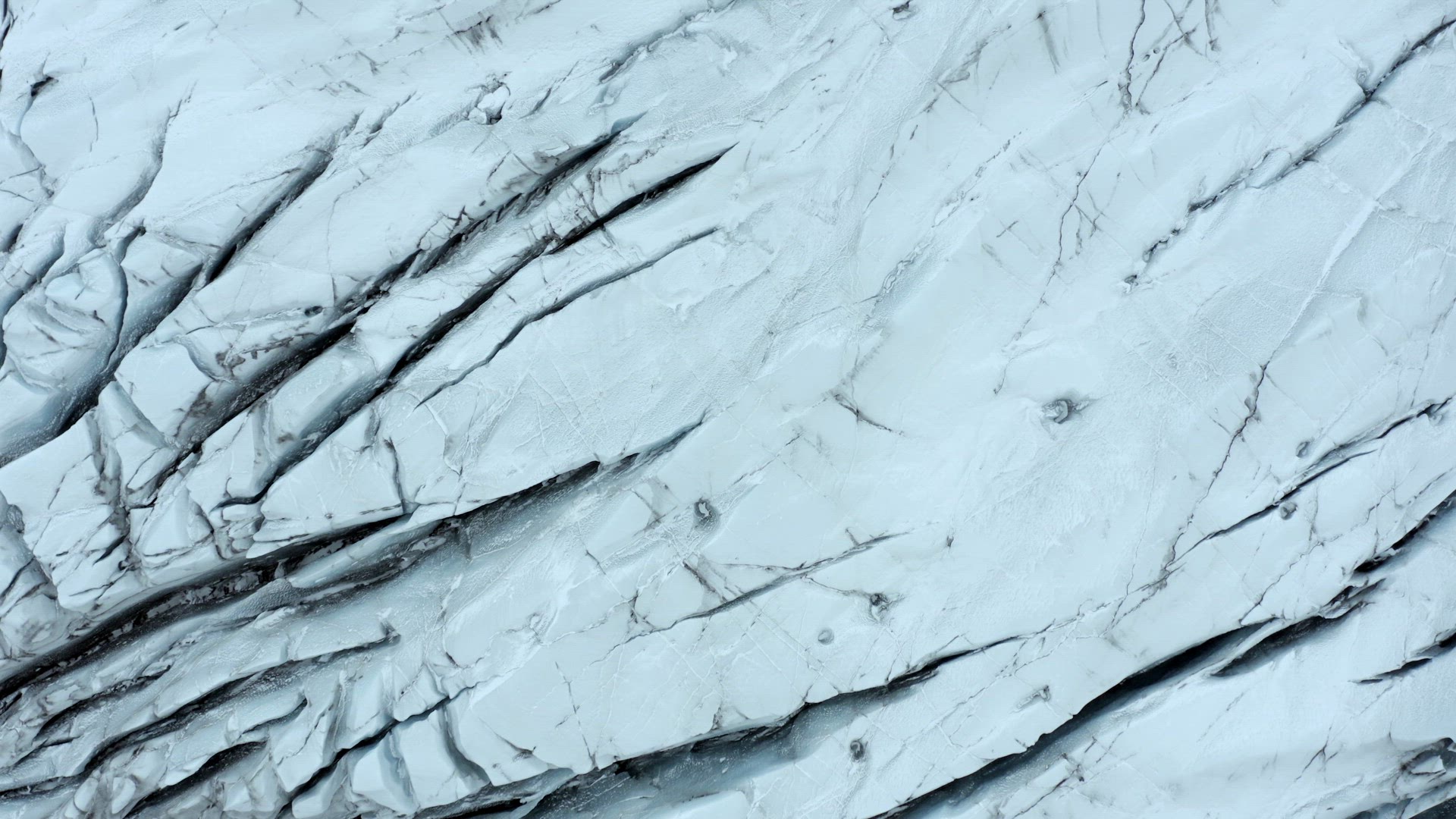 A Huge Glacier in Iceland During the Winter a Popular Tourist Attraction