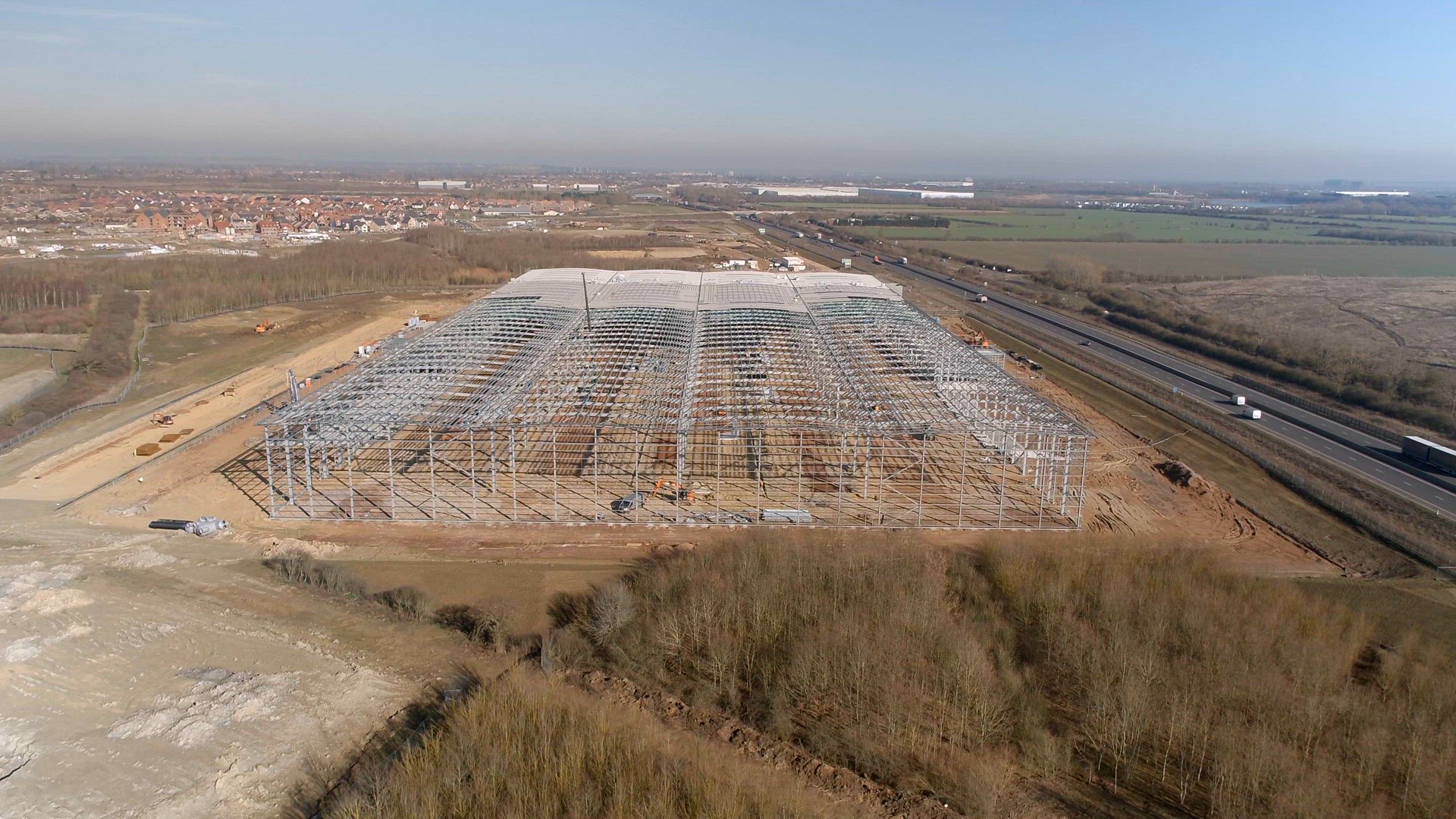 Construction Site of a Warehouse Distribution Unit