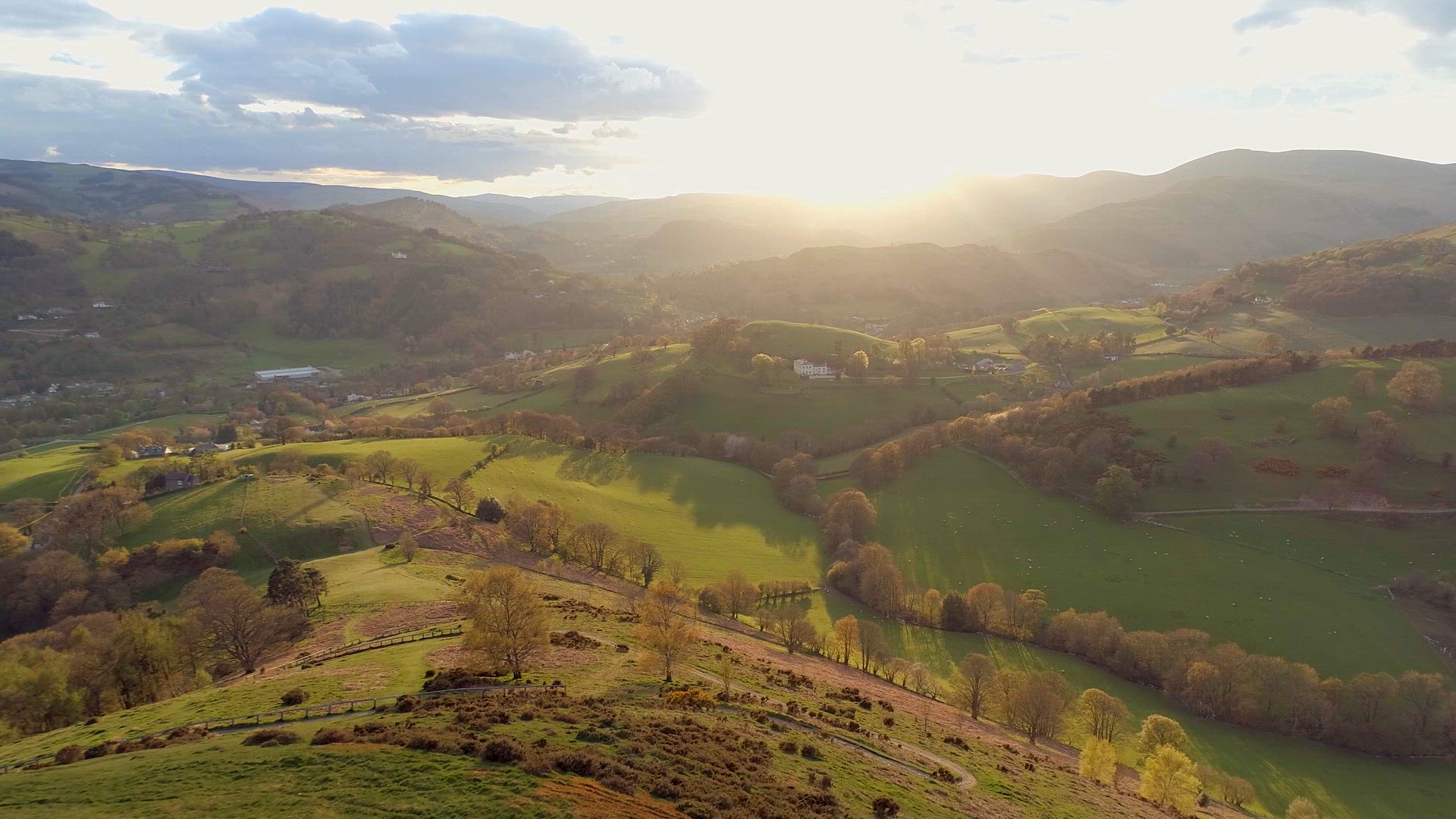 The Ruins of Castell Dinas Bran in Wales