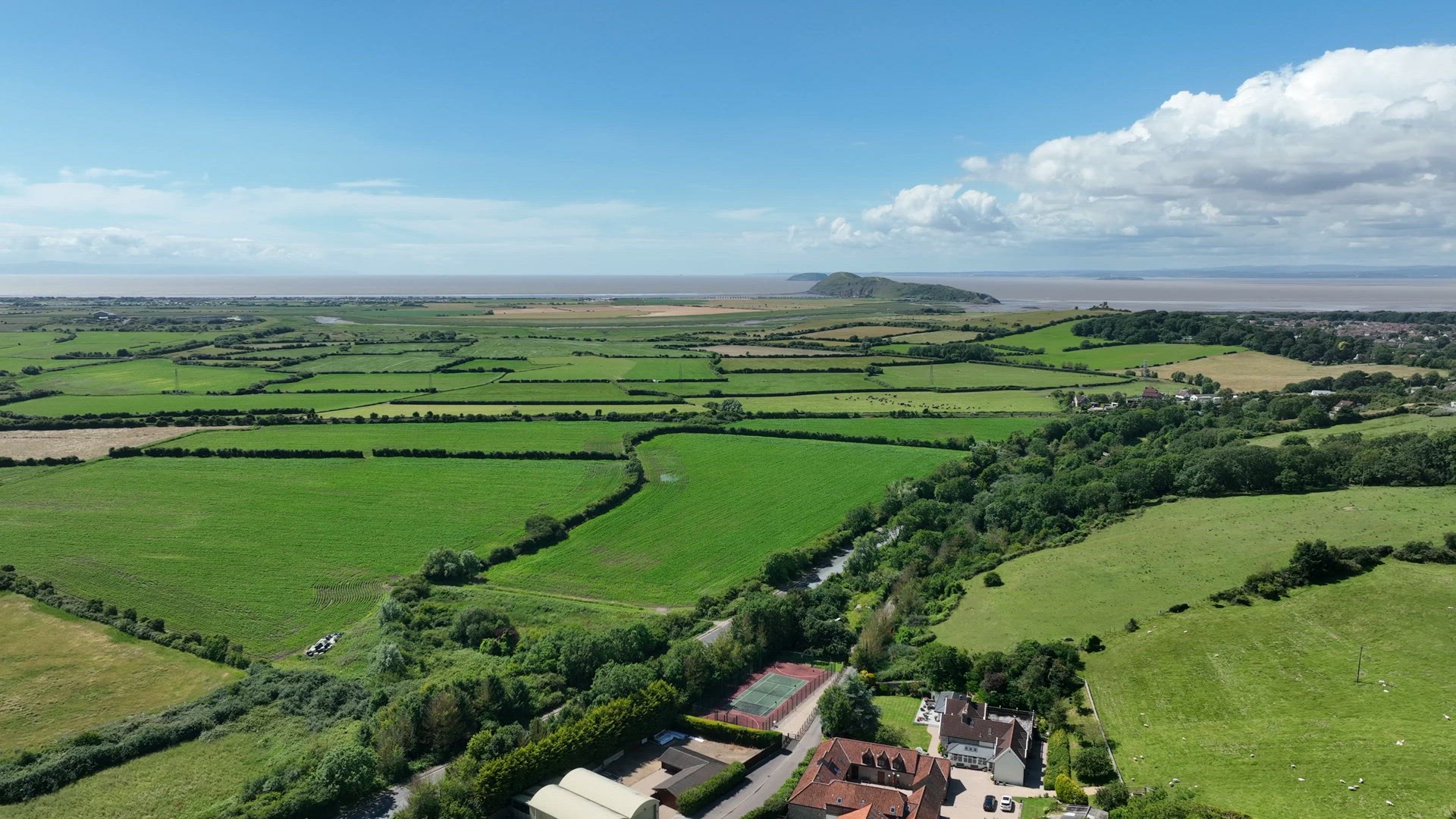 Countryside Surrounding Weston Super Mare in the UK