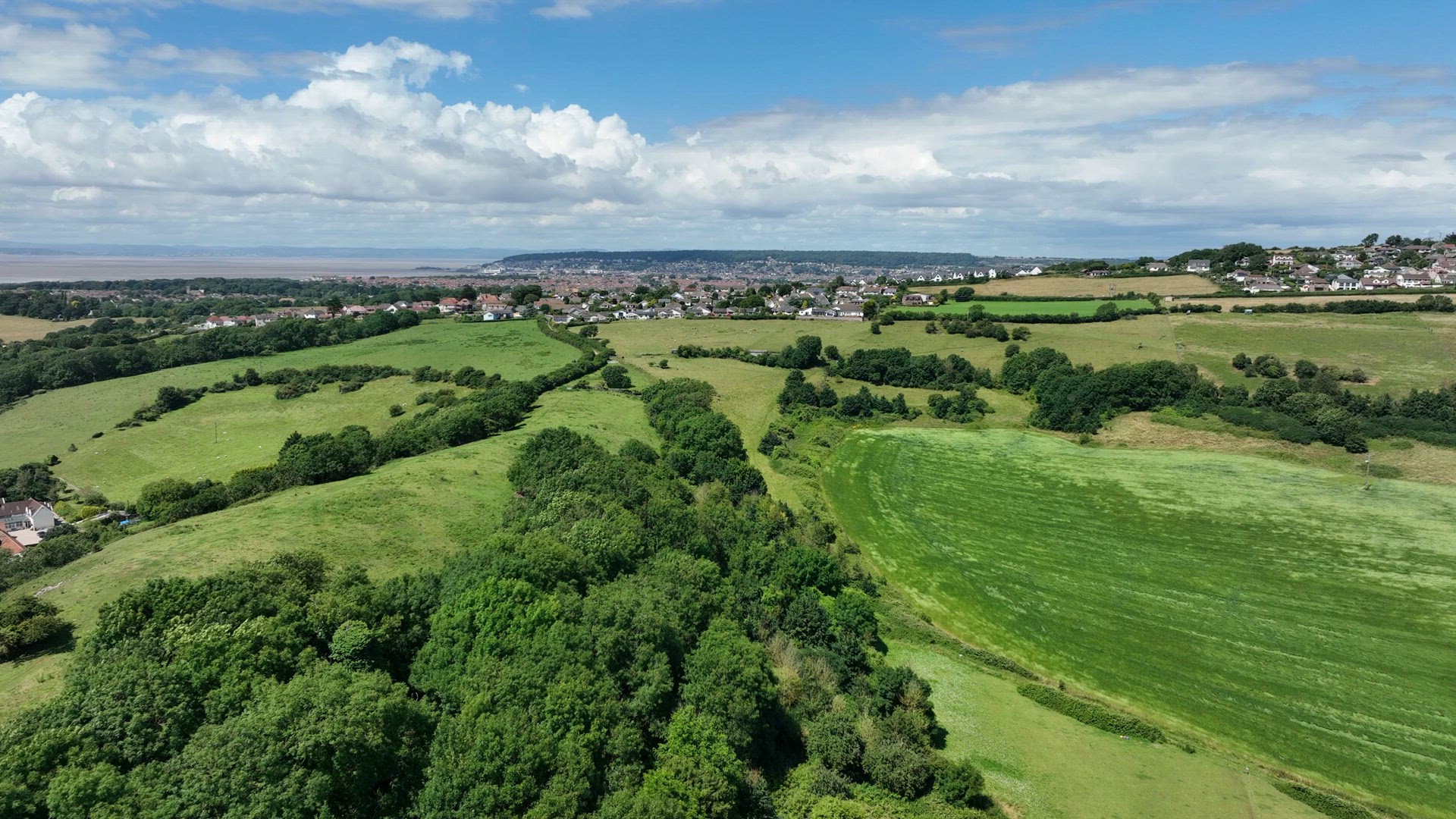 Countryside Surrounding Weston Super Mare in the UK