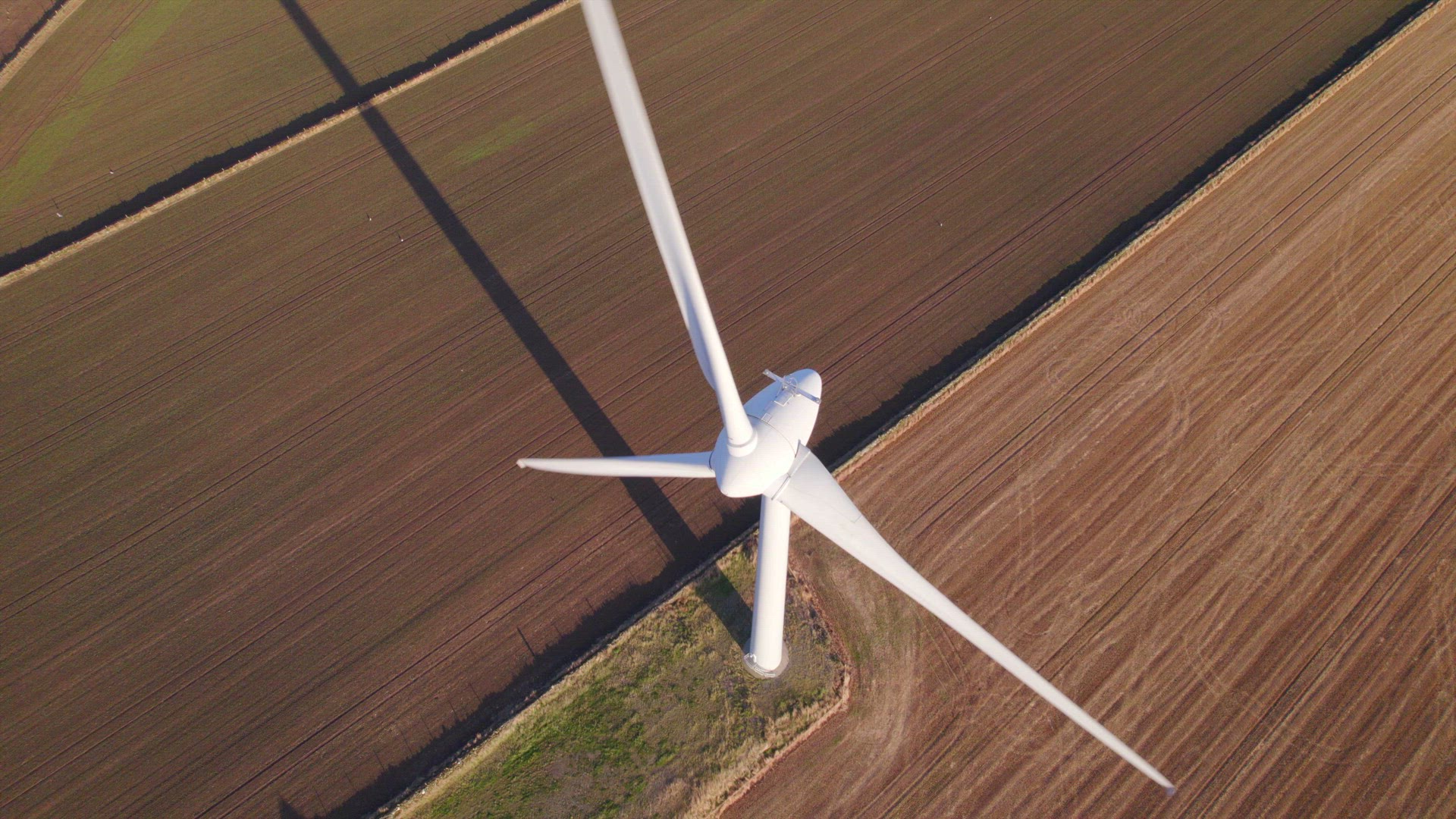 Wind Turbine Generating Renewable Green Power in the Countryside