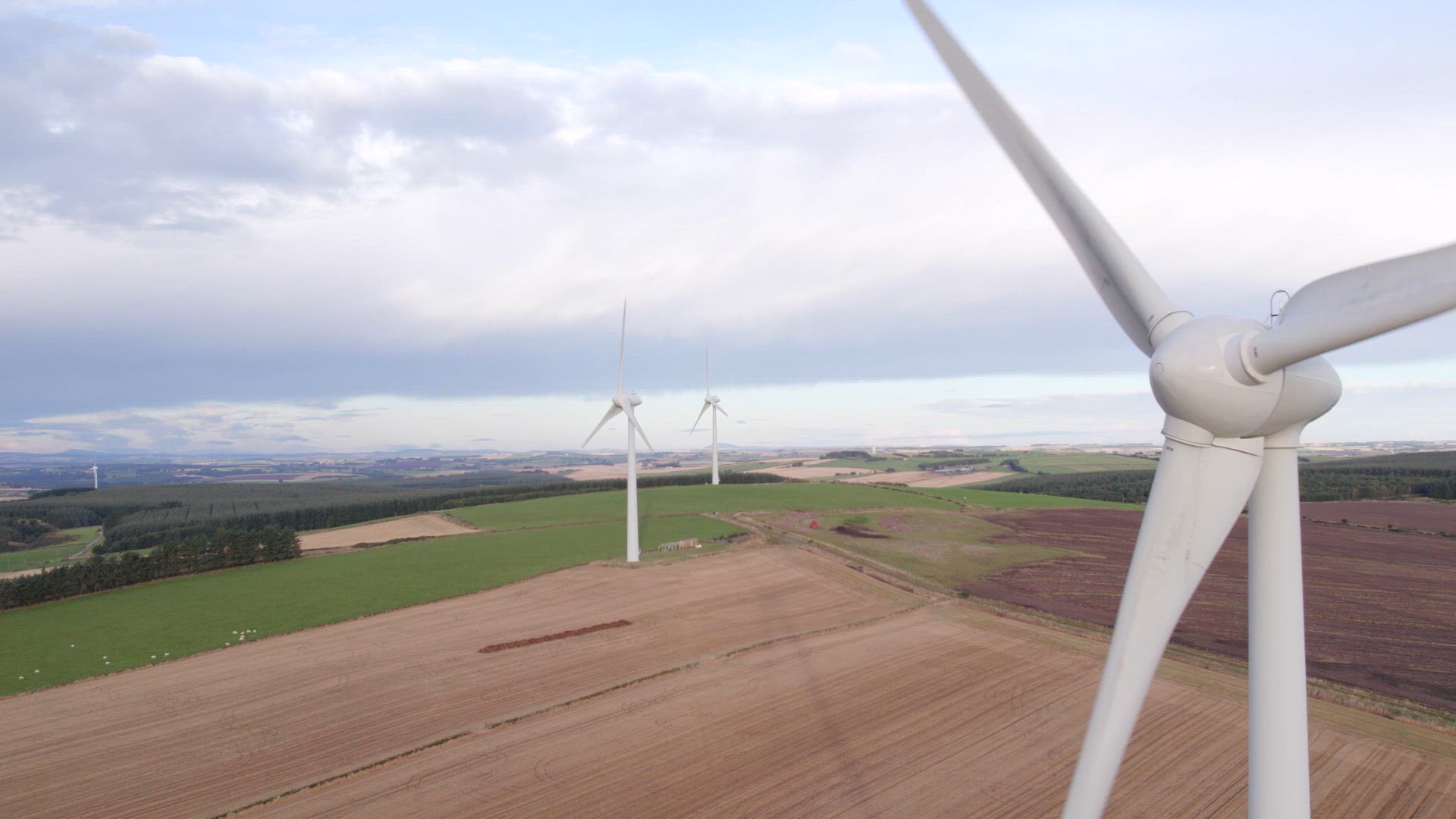 An Onshore Wind Turbine Generating Renewable Energy
