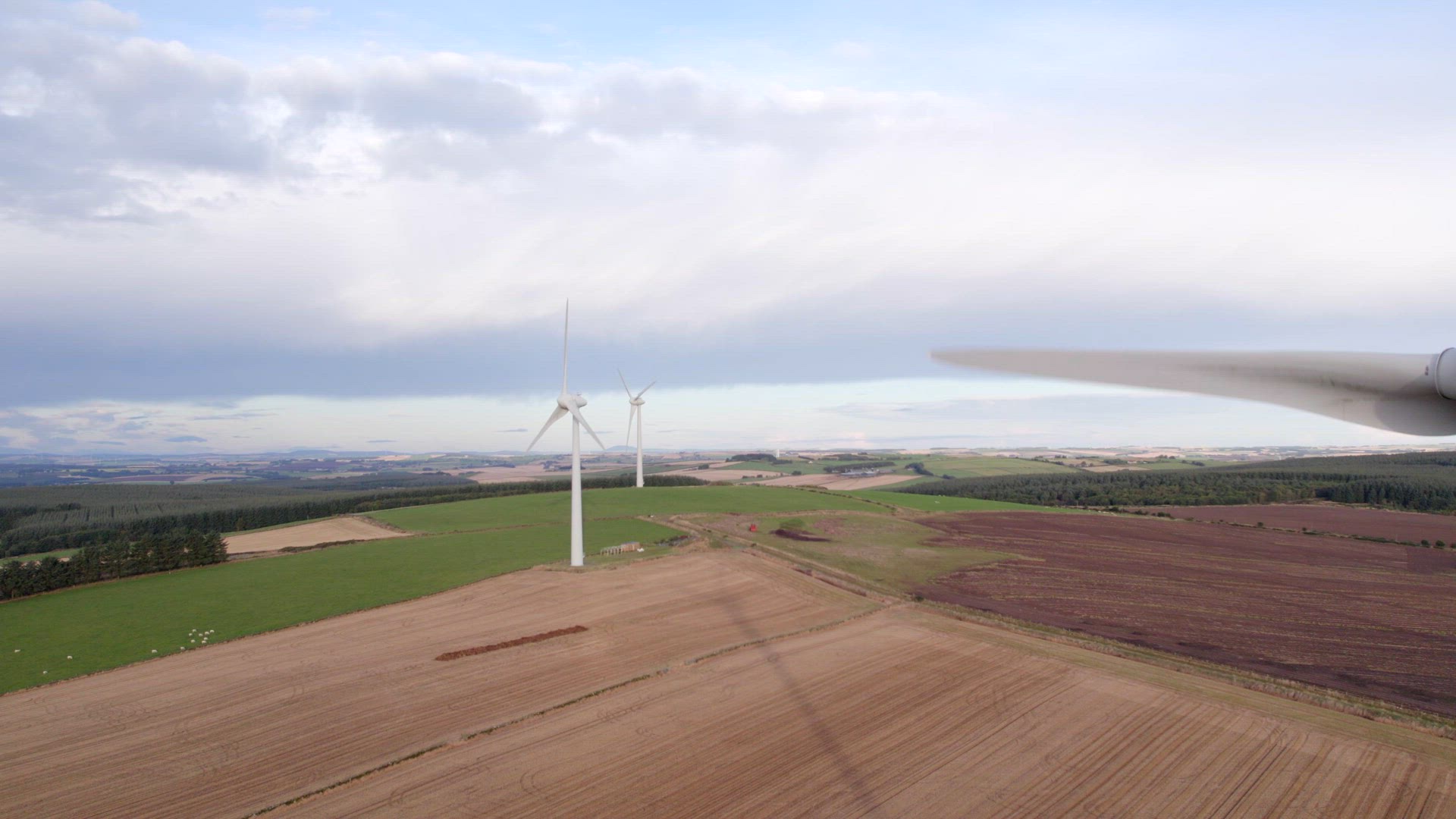 An Onshore Wind Turbine Generating Renewable Energy