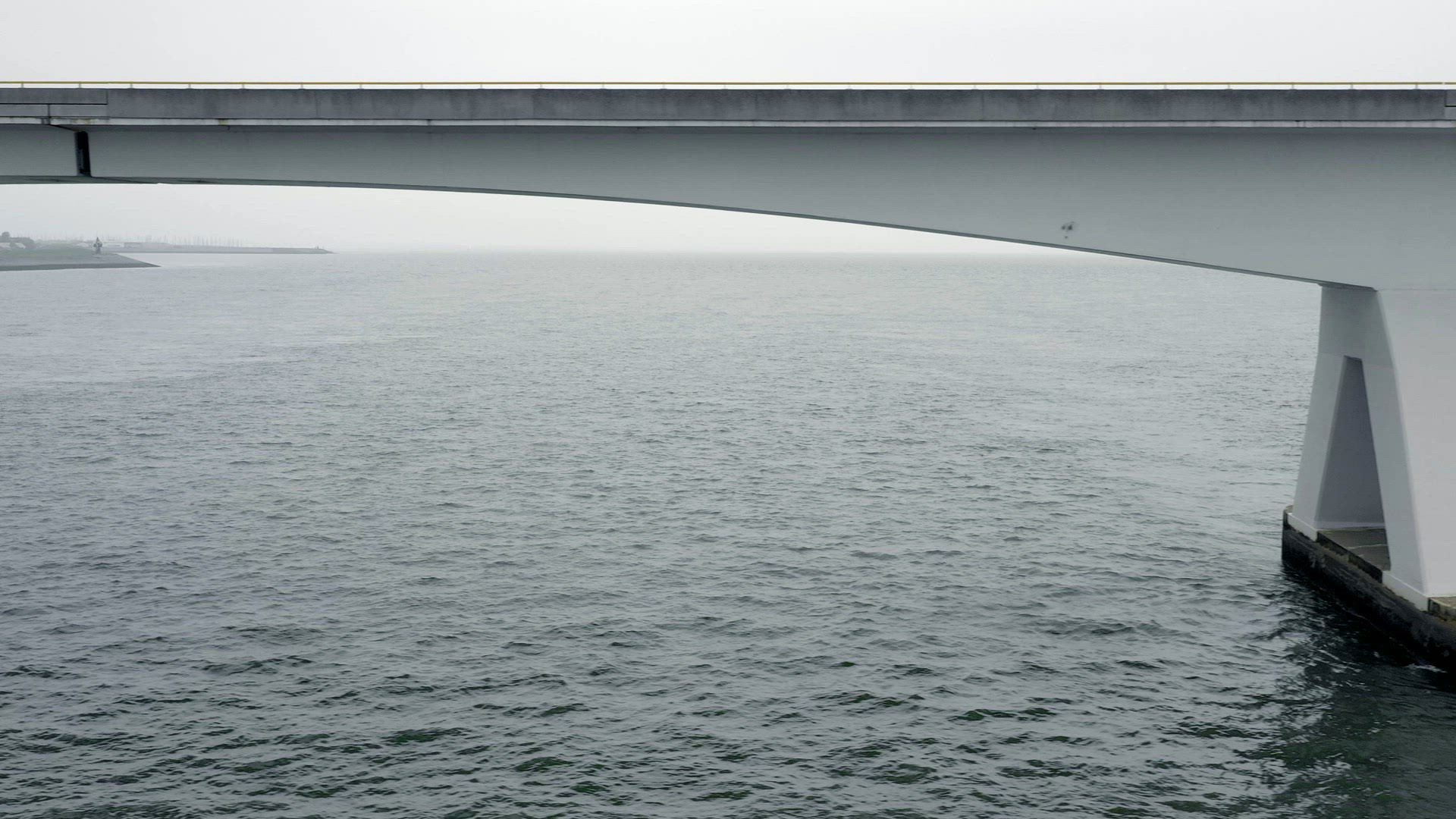 Time Lapse of the Zeelandbrug Bridge the Longest Bridge in the Netherlands