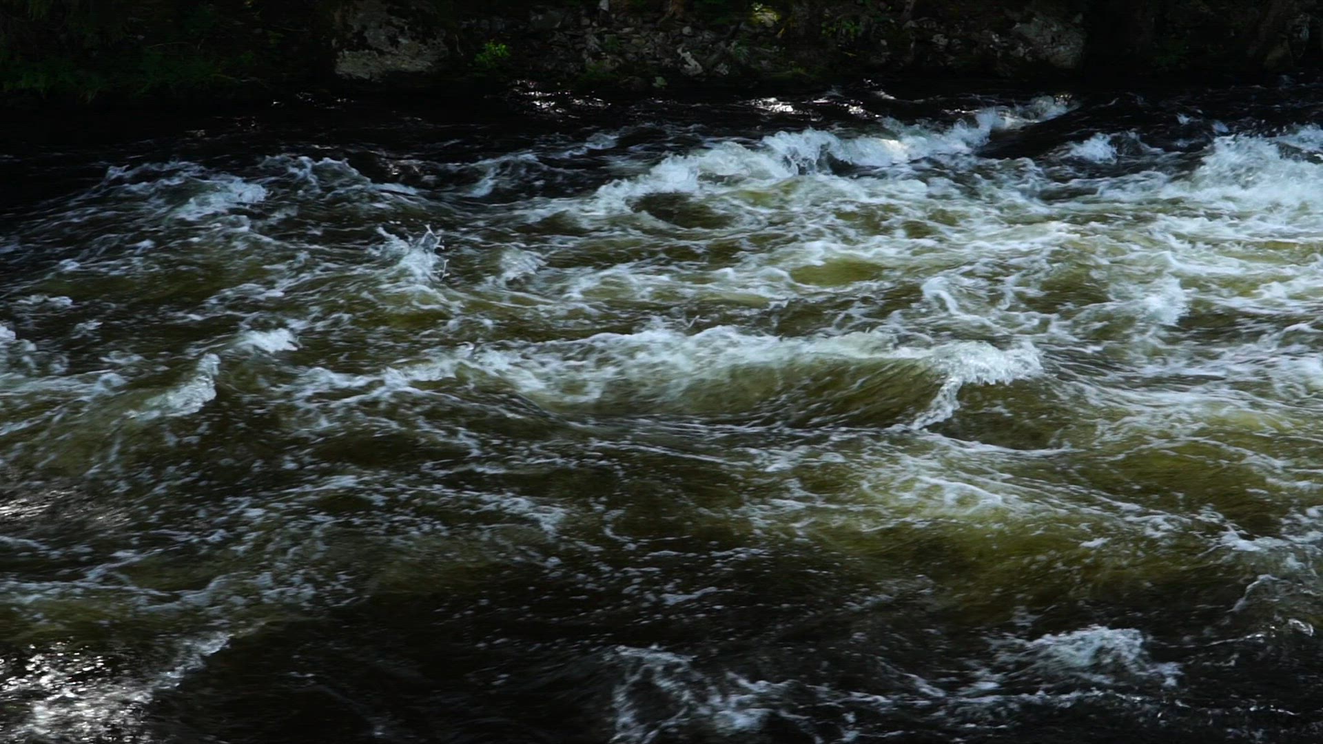 flowing water in river - slomo.mp4