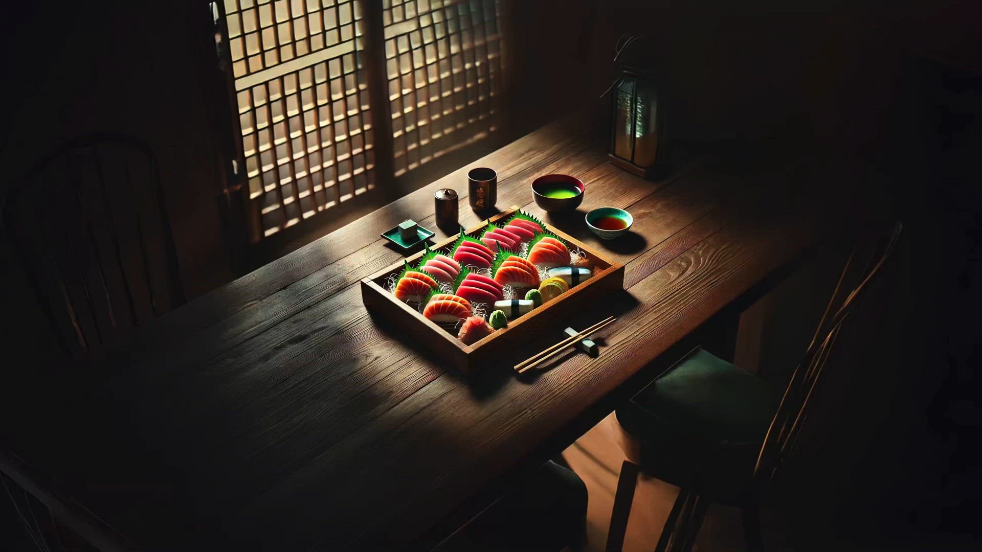 Traditional Sashimi Experience: Fresh Fish Platter in an Authentic Japanese Setting