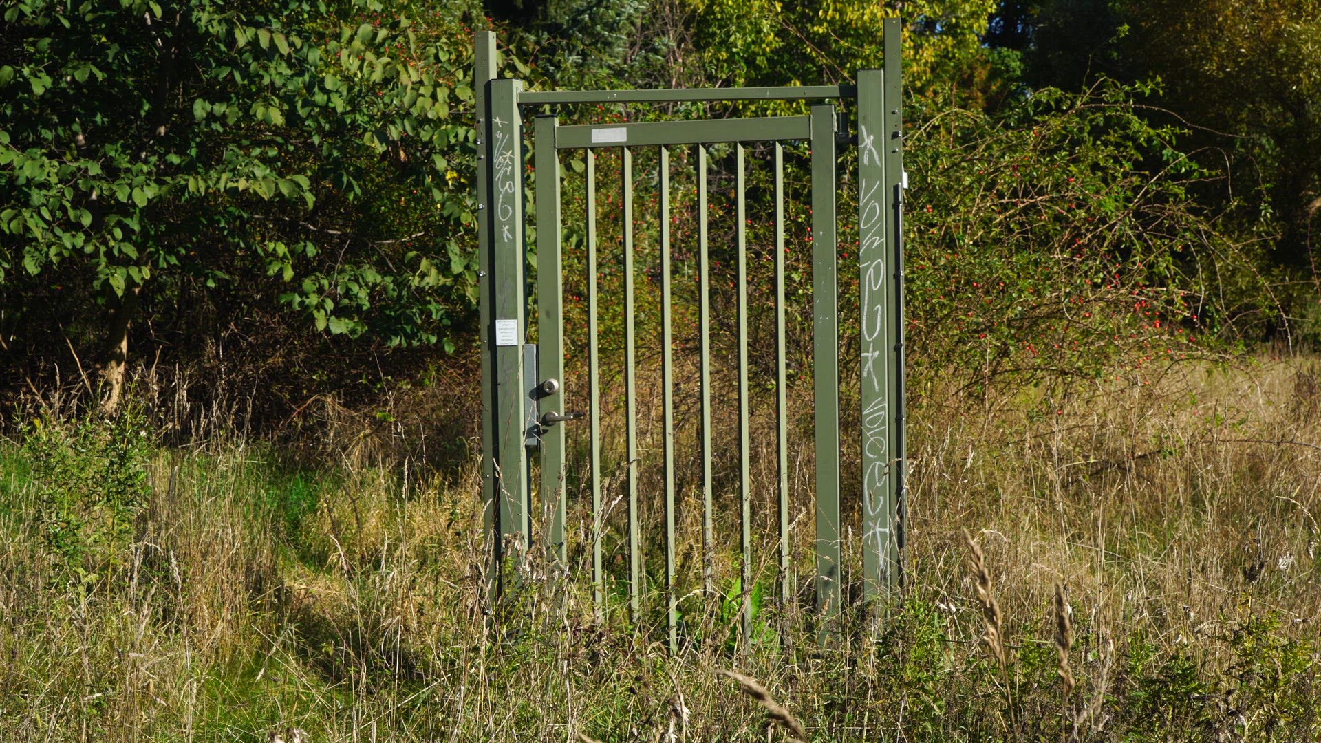 locked door - in the middle of nowhere - installation - art.mp4