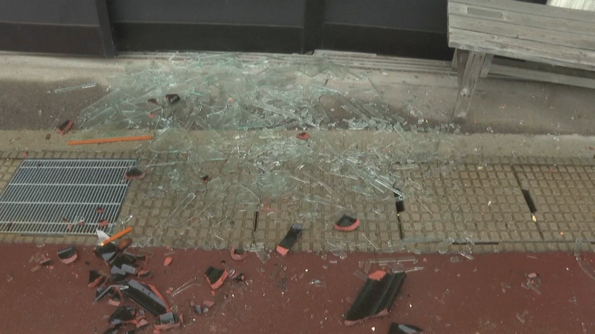 Aftermath of powerful earthquake that hit central Japan on New Year's Day