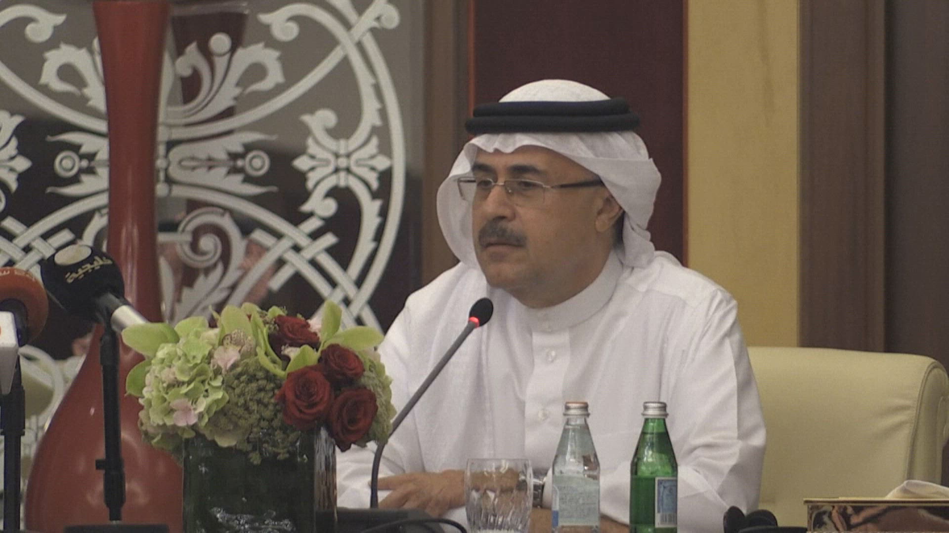 Saudi Energy Minister holds press conference following drone attacks