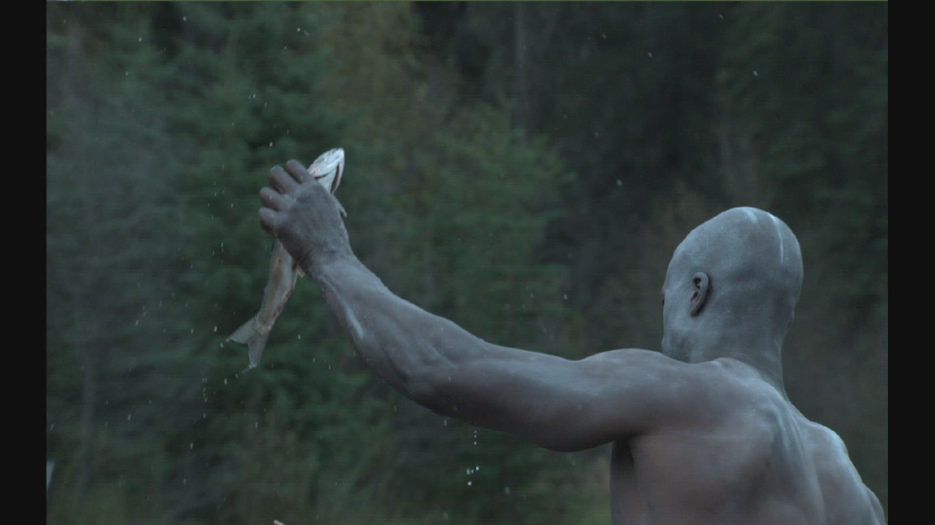 early human spear fishing