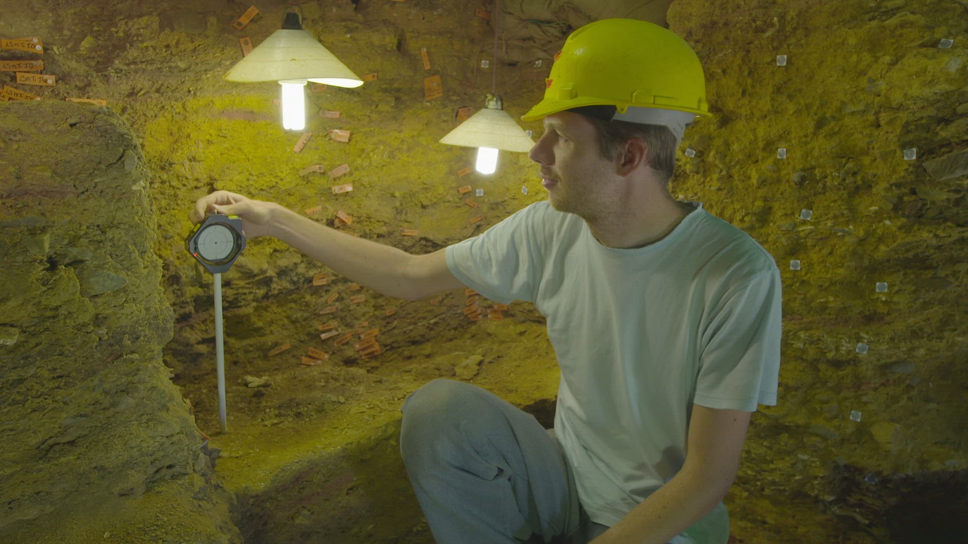 archaeologists at Blombos Cave