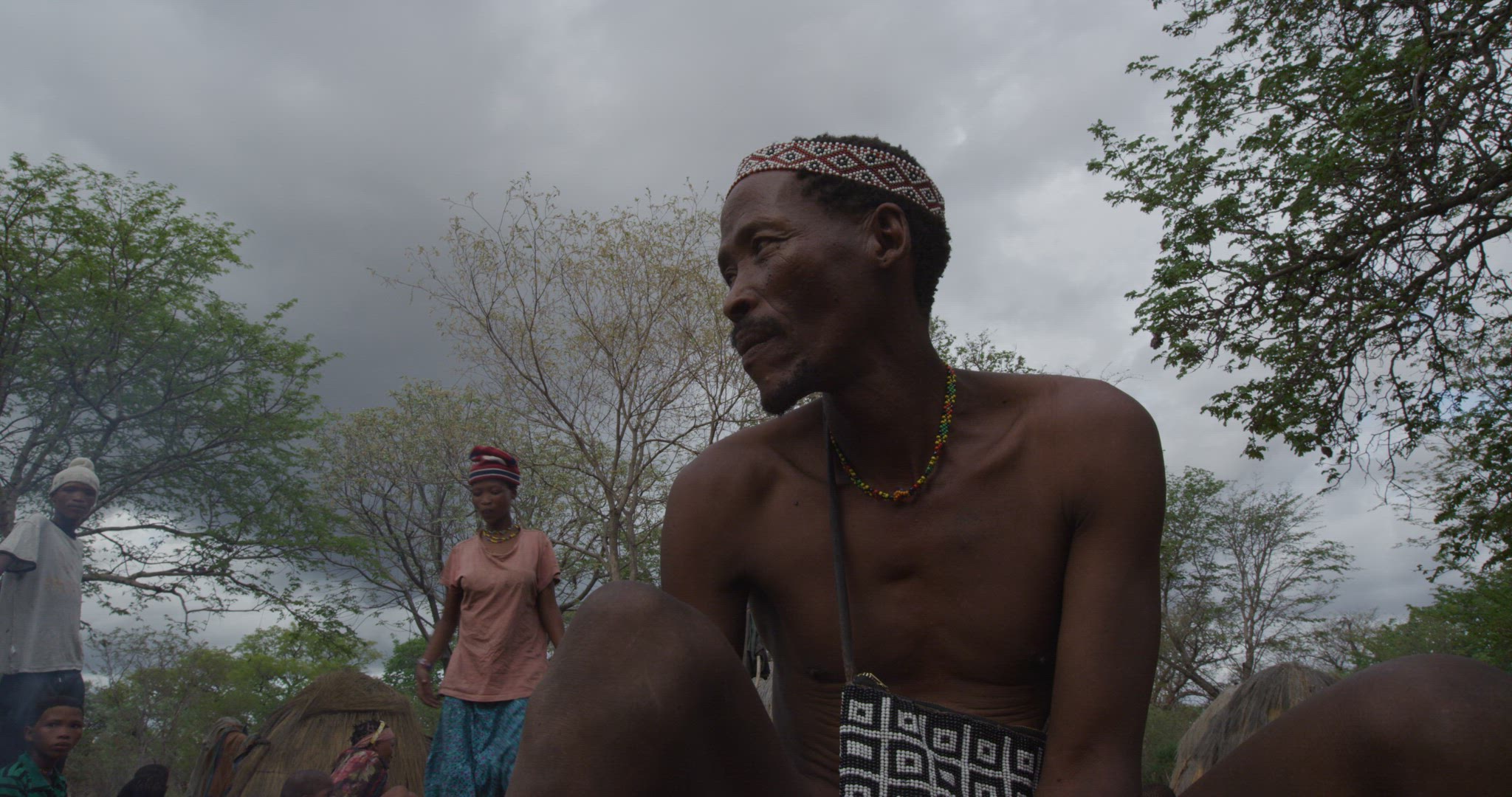 tribal leader playing dongo