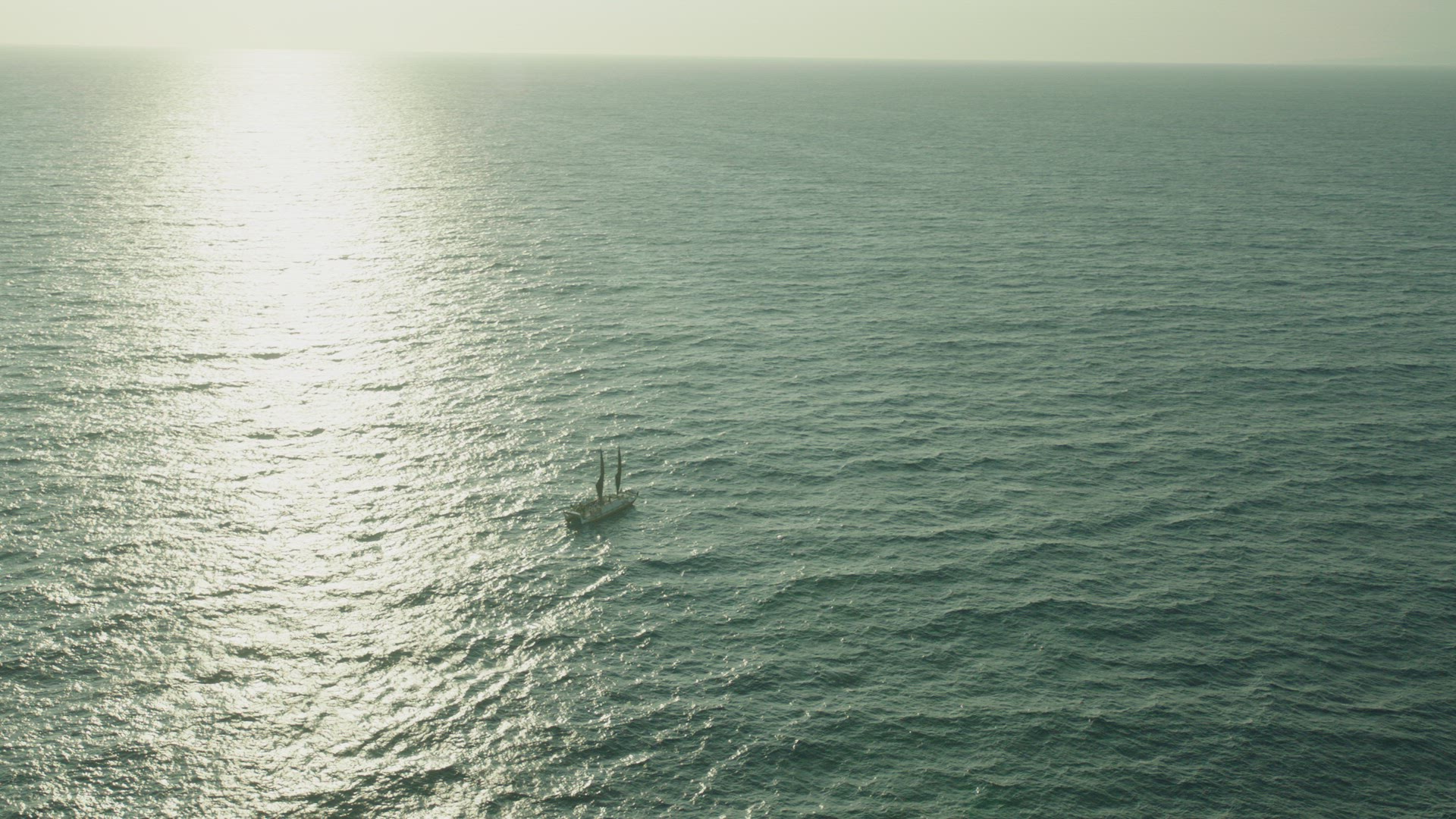 Hōkūleʻa sailing on the water