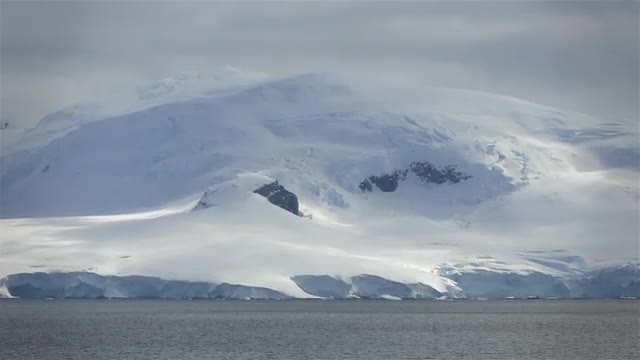 Antarctic Snow Covered Peaks