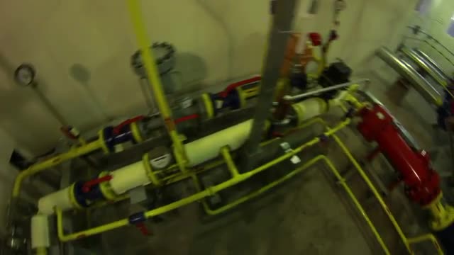 Gas boiler-house