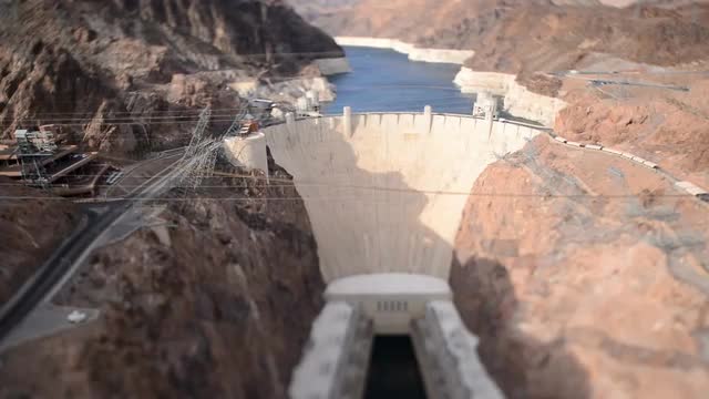 View of the Hoover Dam Daytime