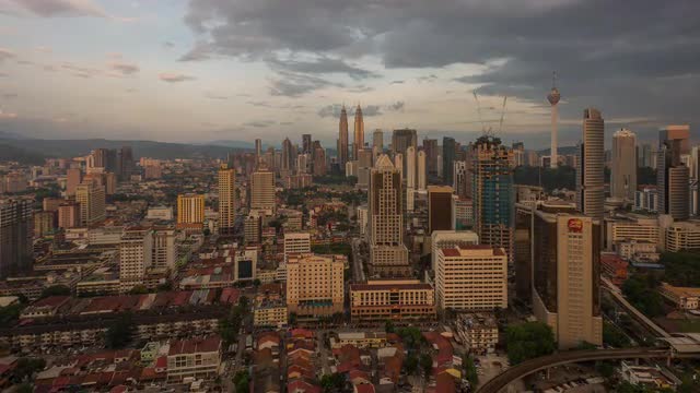 Sunset Time Lapse - Kuala Lumpur City Centre