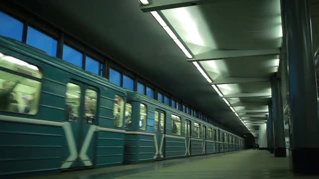 Train runaway from the station.