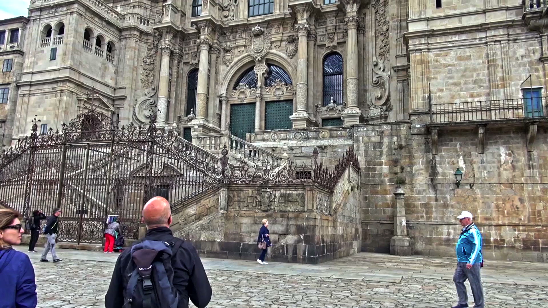 Exterior of the Santiago de Compostela Cathedral