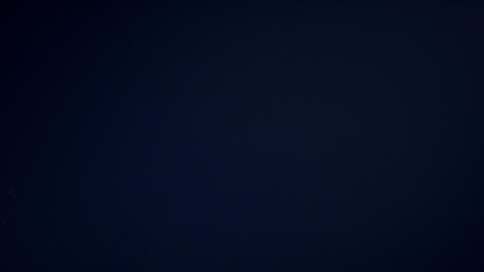 Night sky filled with continuous lightning, loop